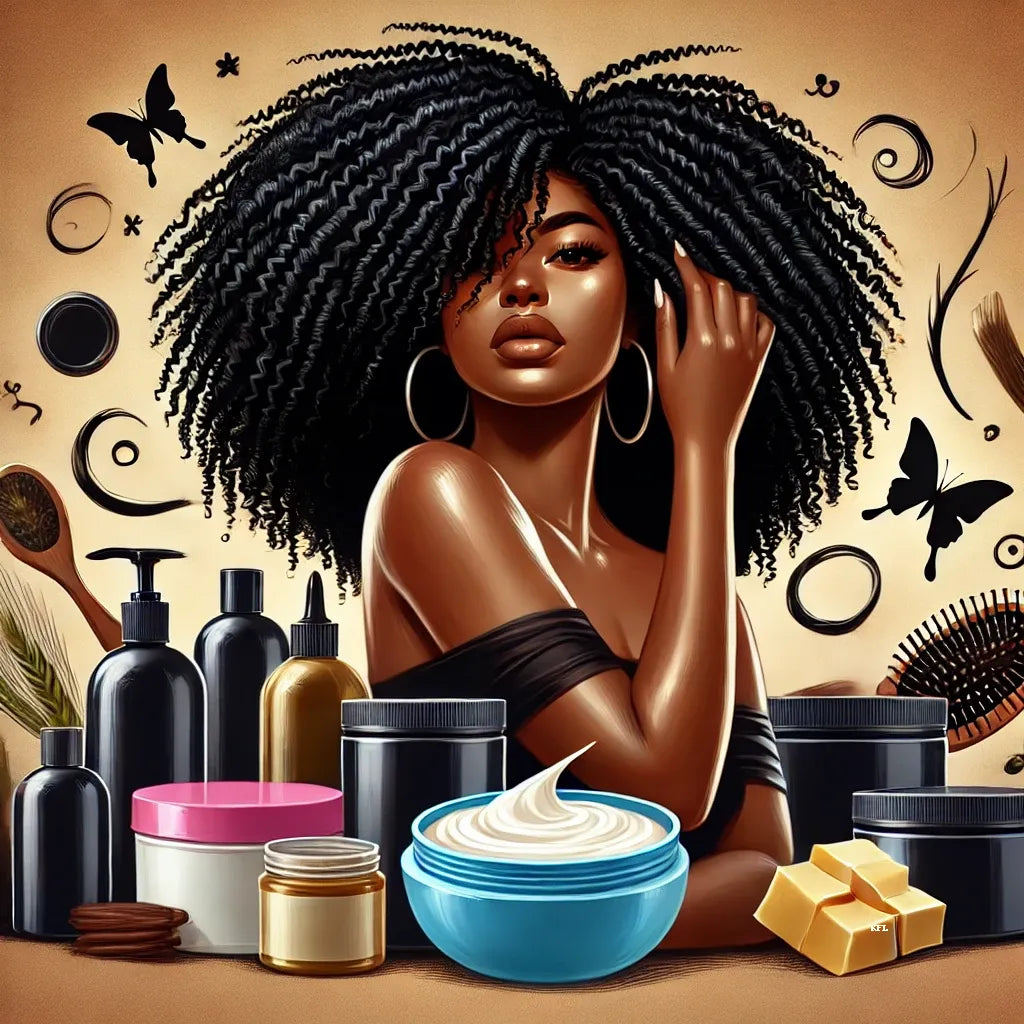 Les dangers des défrisants chimiques : Un poison silencieux pour les cheveux crépus et bouclés