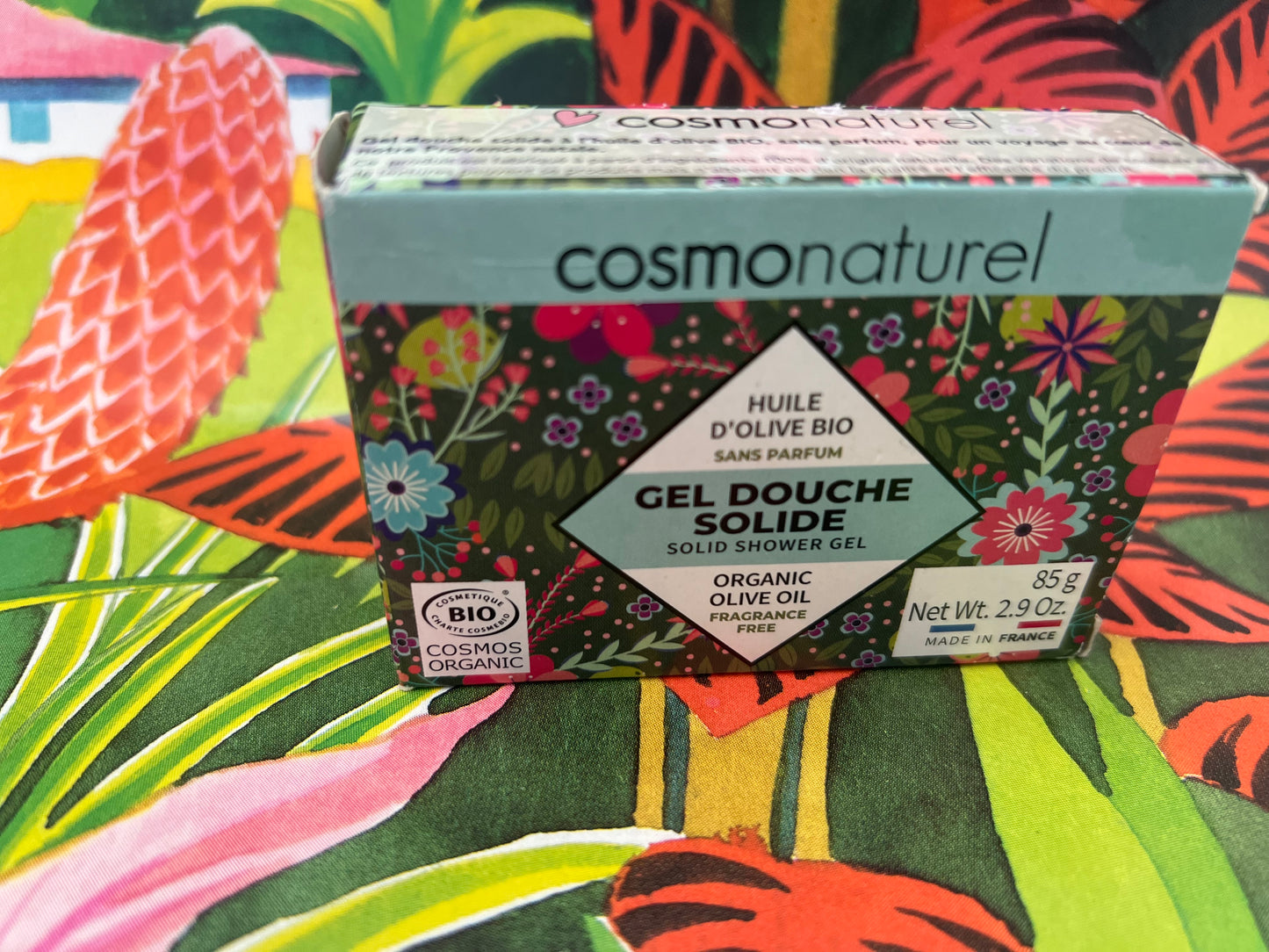 Gel douche solide sans parfum à l'huile d'olive bio - 85g