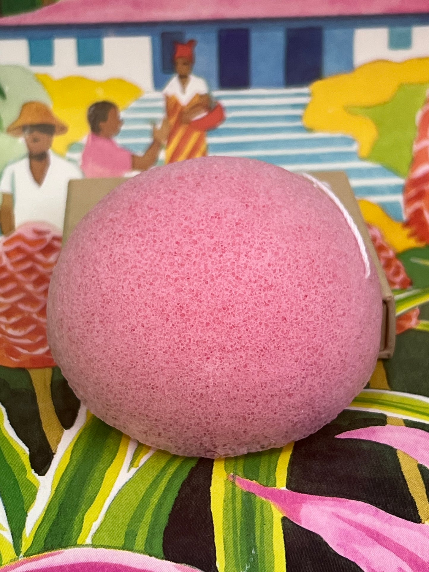 Éponge Konjac Naturelle – Nettoyage Doux & Exfoliation