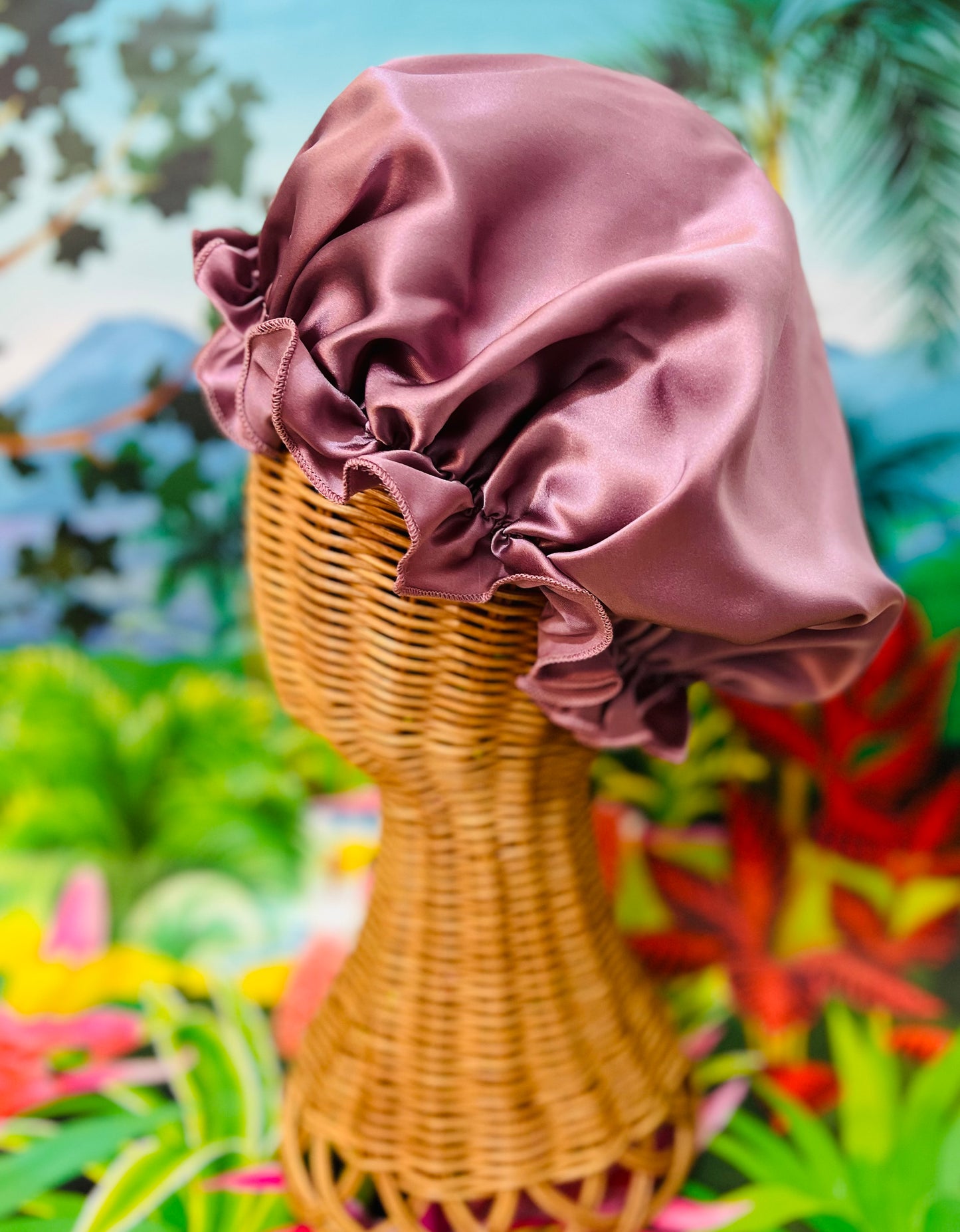 Bonnet de Nuit en Soie de Mûrier - miss Berenice