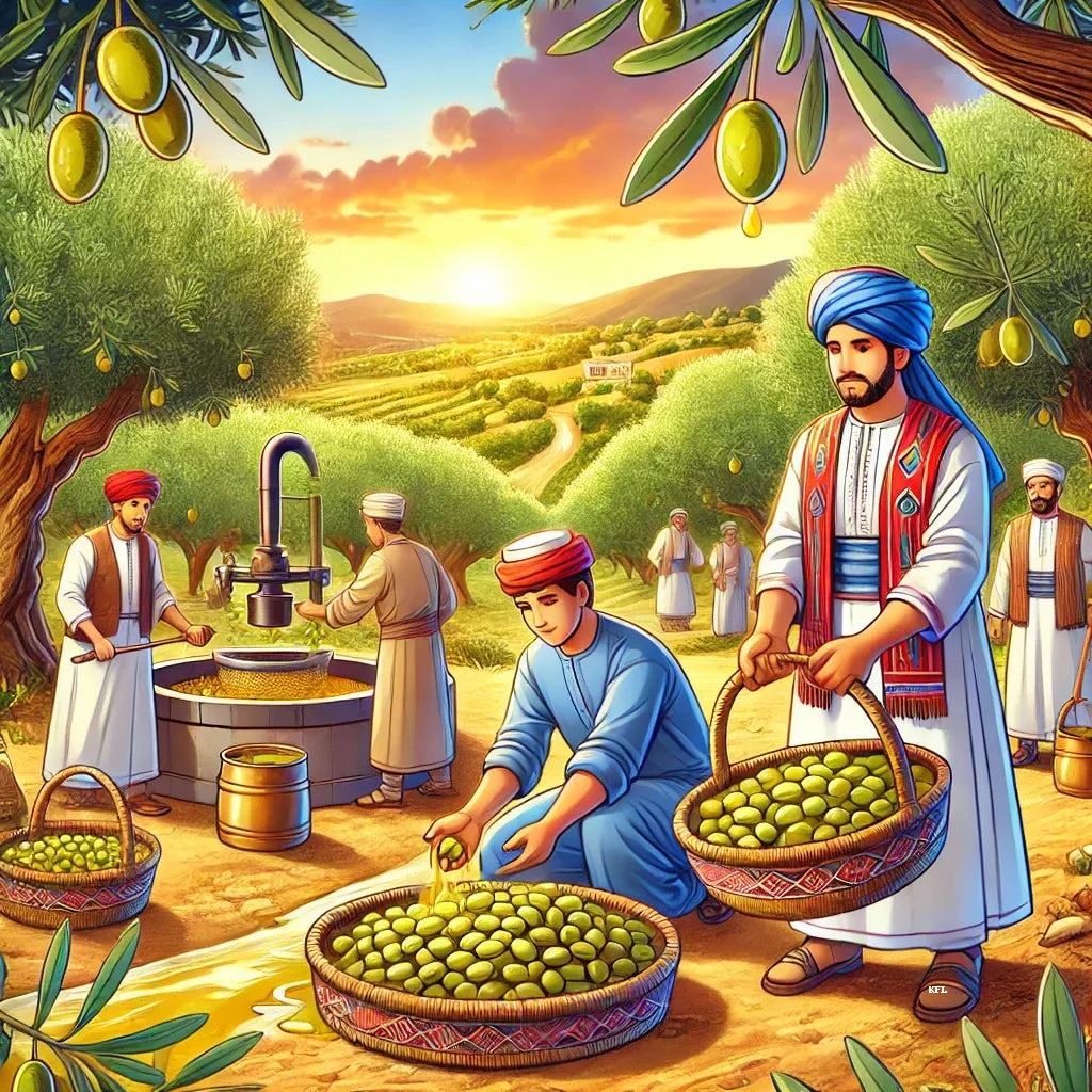 Huile d’Olive 100% Naturelle d’Algérie – Pureté & Bienfaits Méditerranéens 🌿✨
