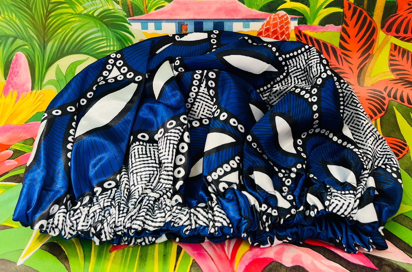 Bonnet de Nuit en Satin – miss Sonia