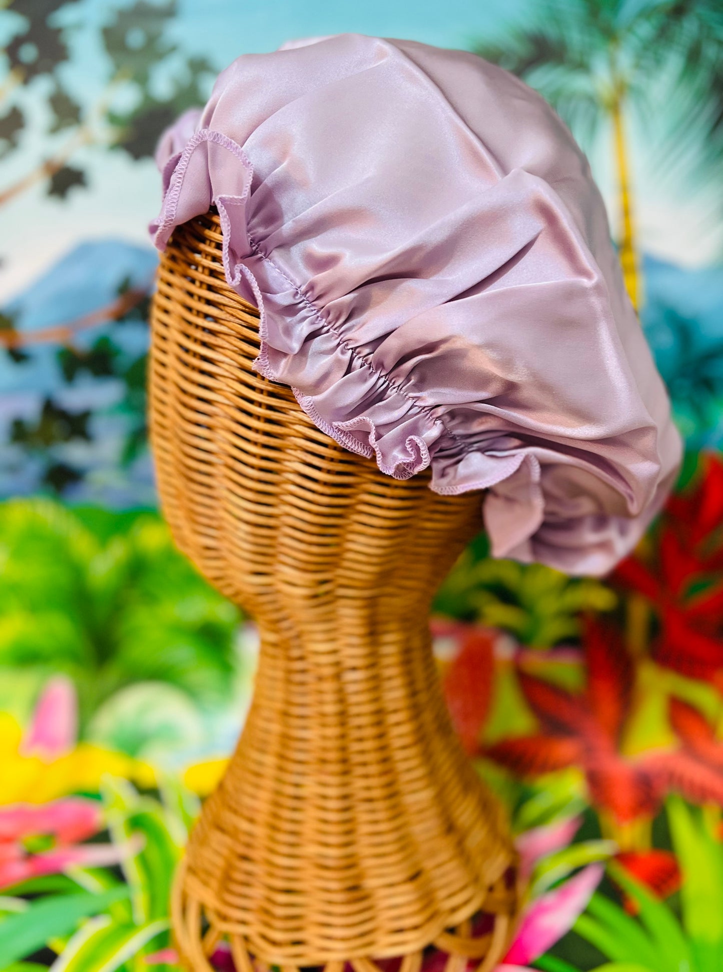 Bonnet de Nuit en Soie de Mûrier - miss Berenice