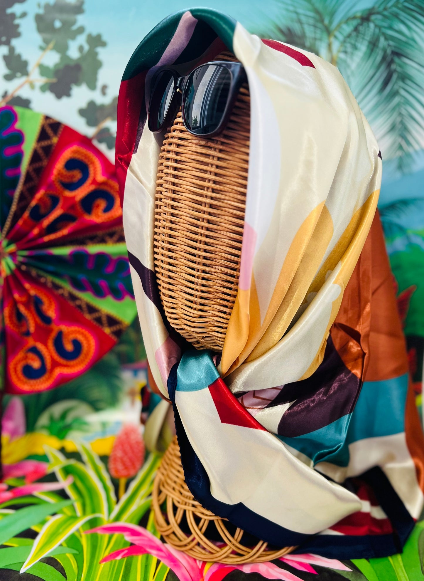Foulard pour Cheveux – Collection Célia 🌸✨