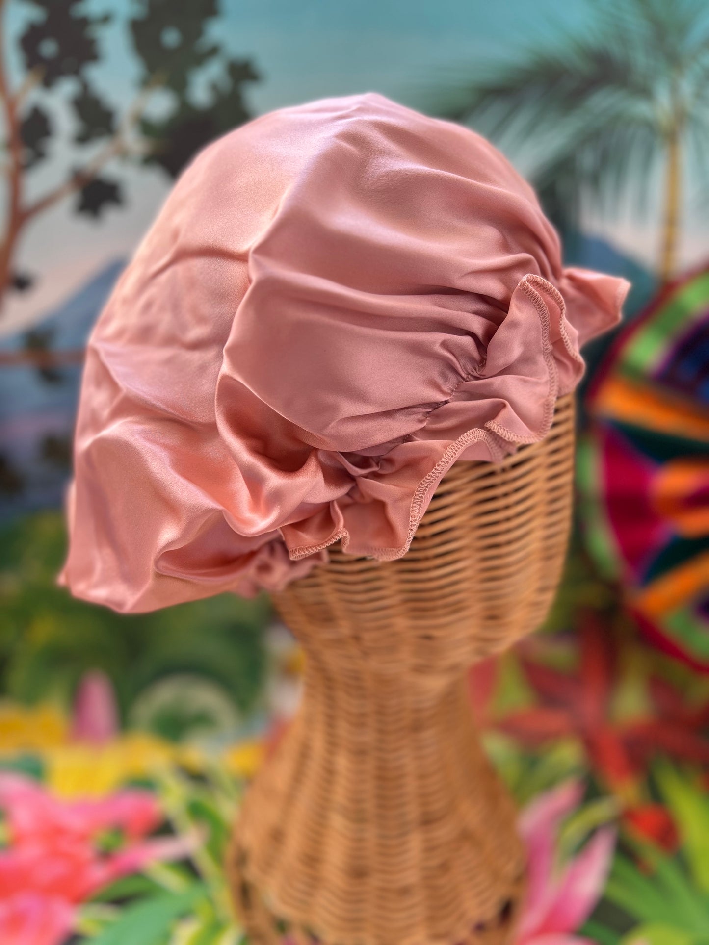 Bonnet de Nuit en Soie de Mûrier - miss Berenice