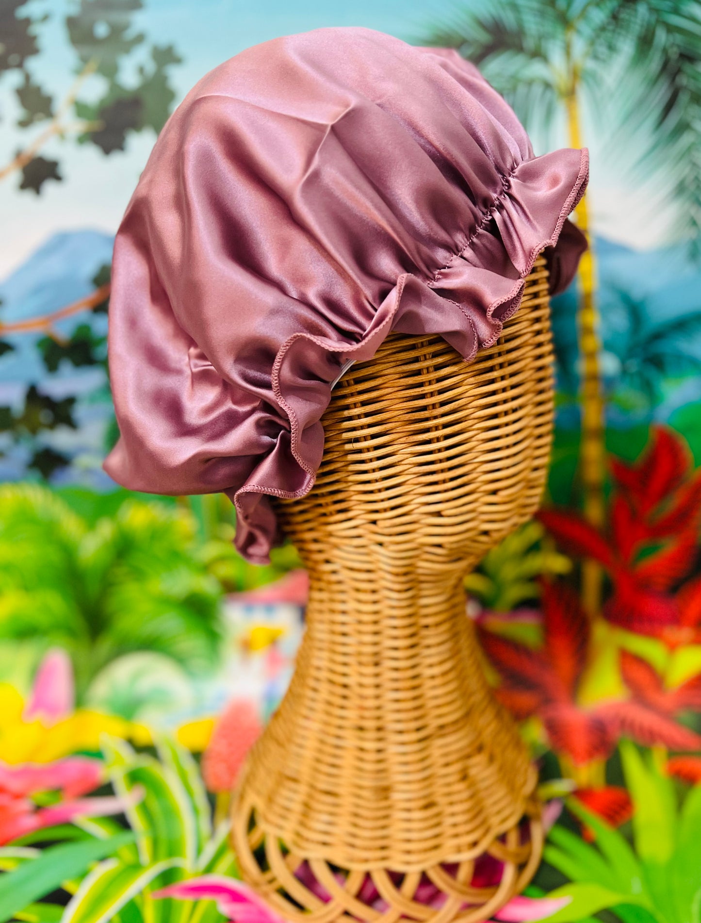 Bonnet de Nuit en Soie de Mûrier - miss Berenice