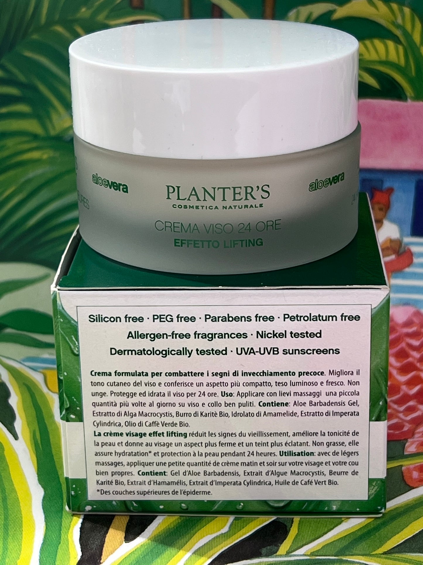 Crème Visage 24h Lifting à l’Aloe Vera – Hydratation & Fermeté - 50ml
