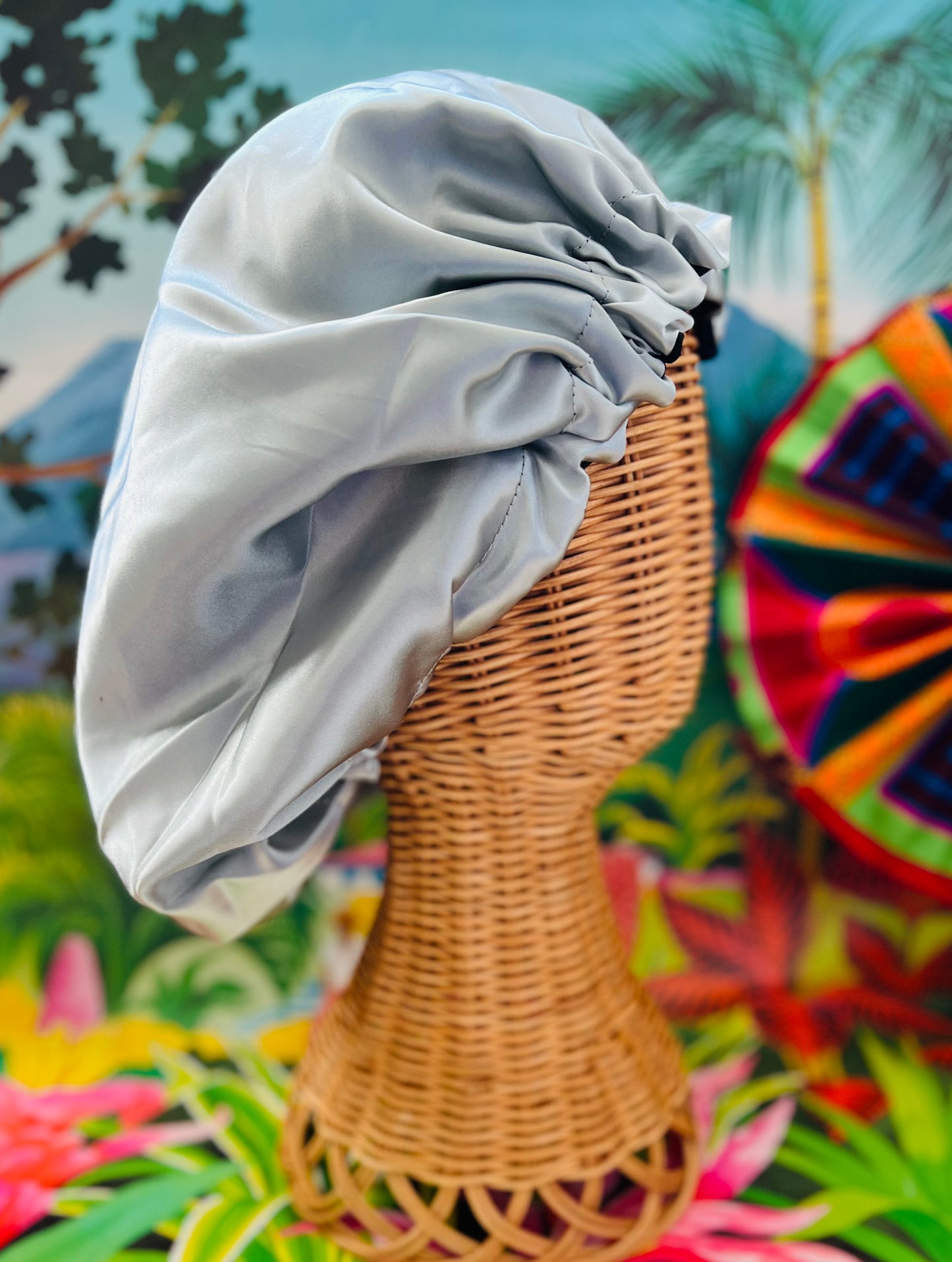 Reversible Satin Sleep Bonnet – Miss Angélique