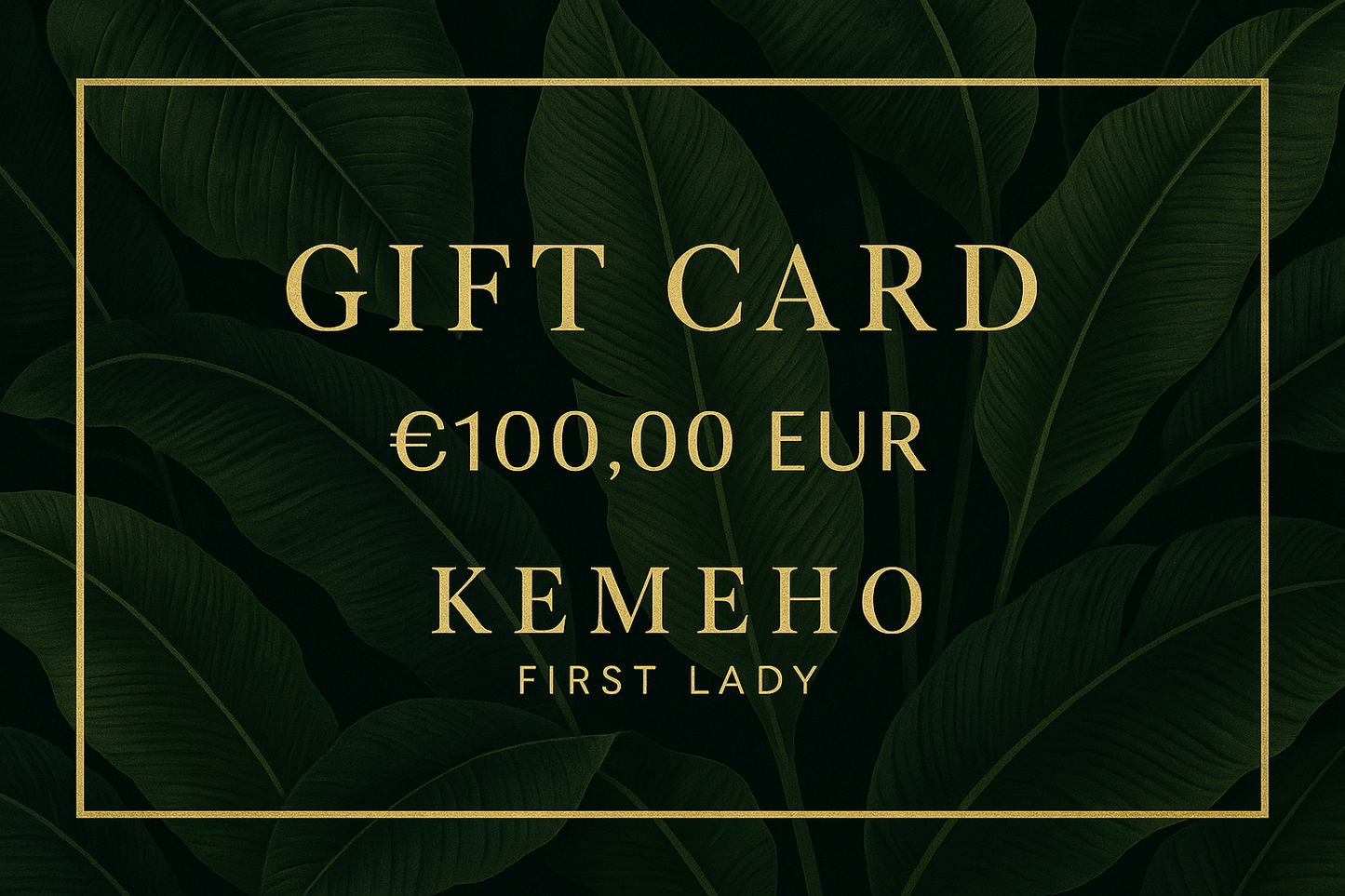 🎁 Carte Précieuse Kemeho – 100€