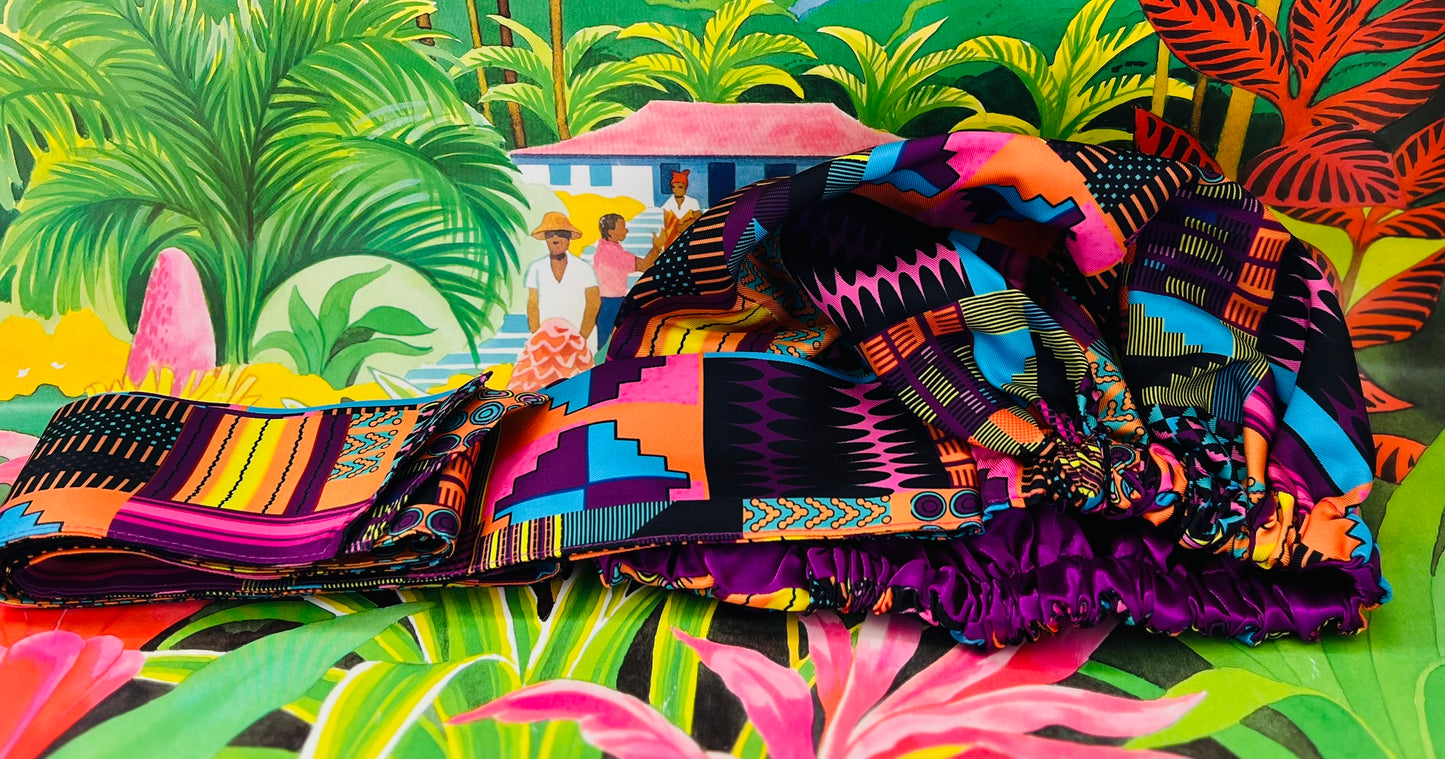 Chapeau Turban Coloré bohème – miss Edwige