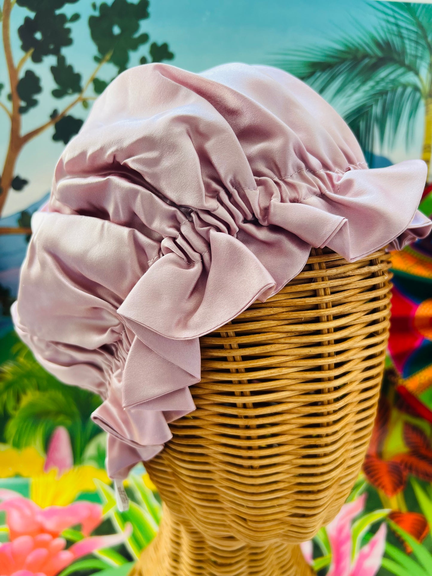 Bonnet de Nuit en Soie de Mûrier - miss Berenice