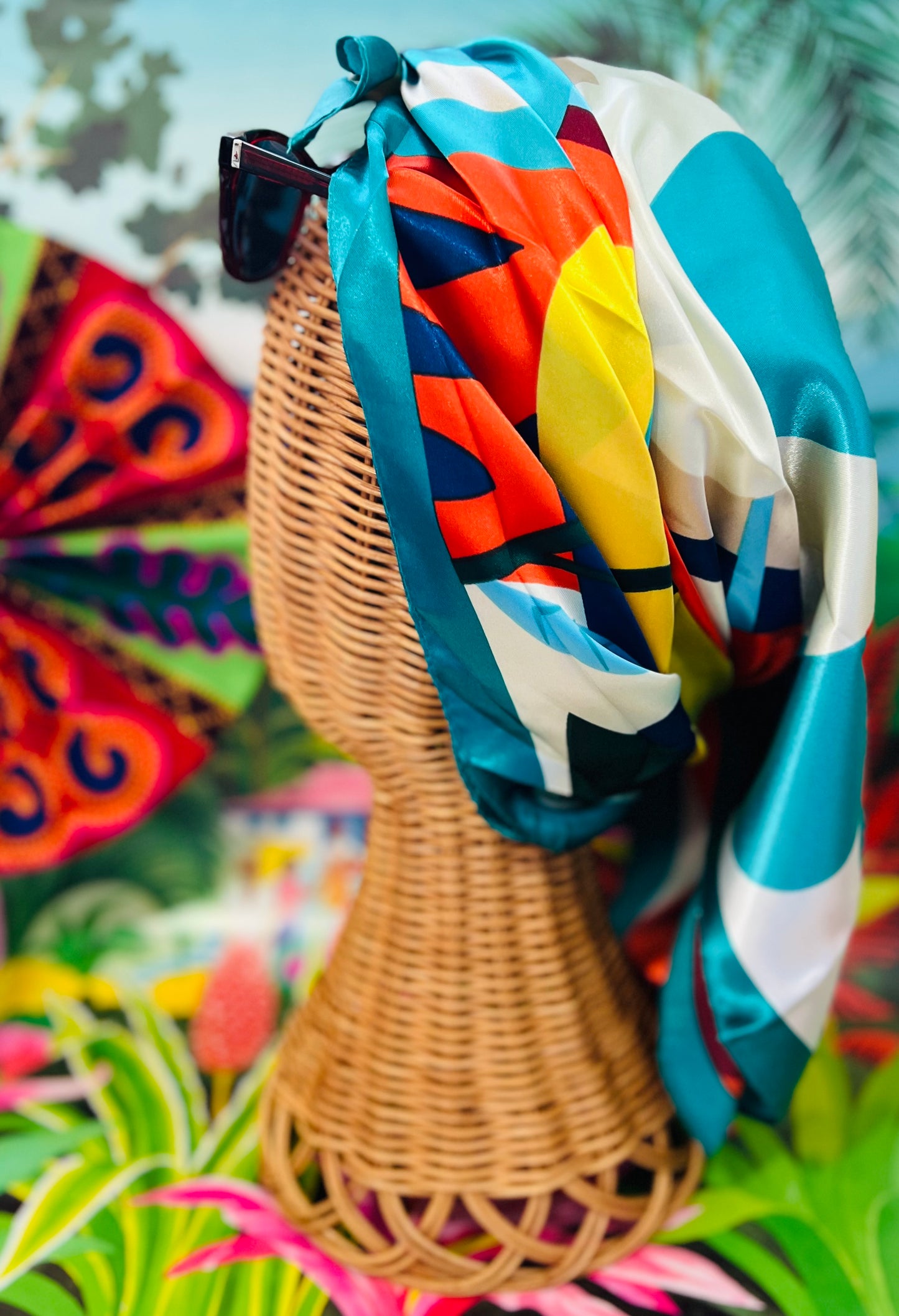 Foulard pour Cheveux – Collection Célia 🌸✨