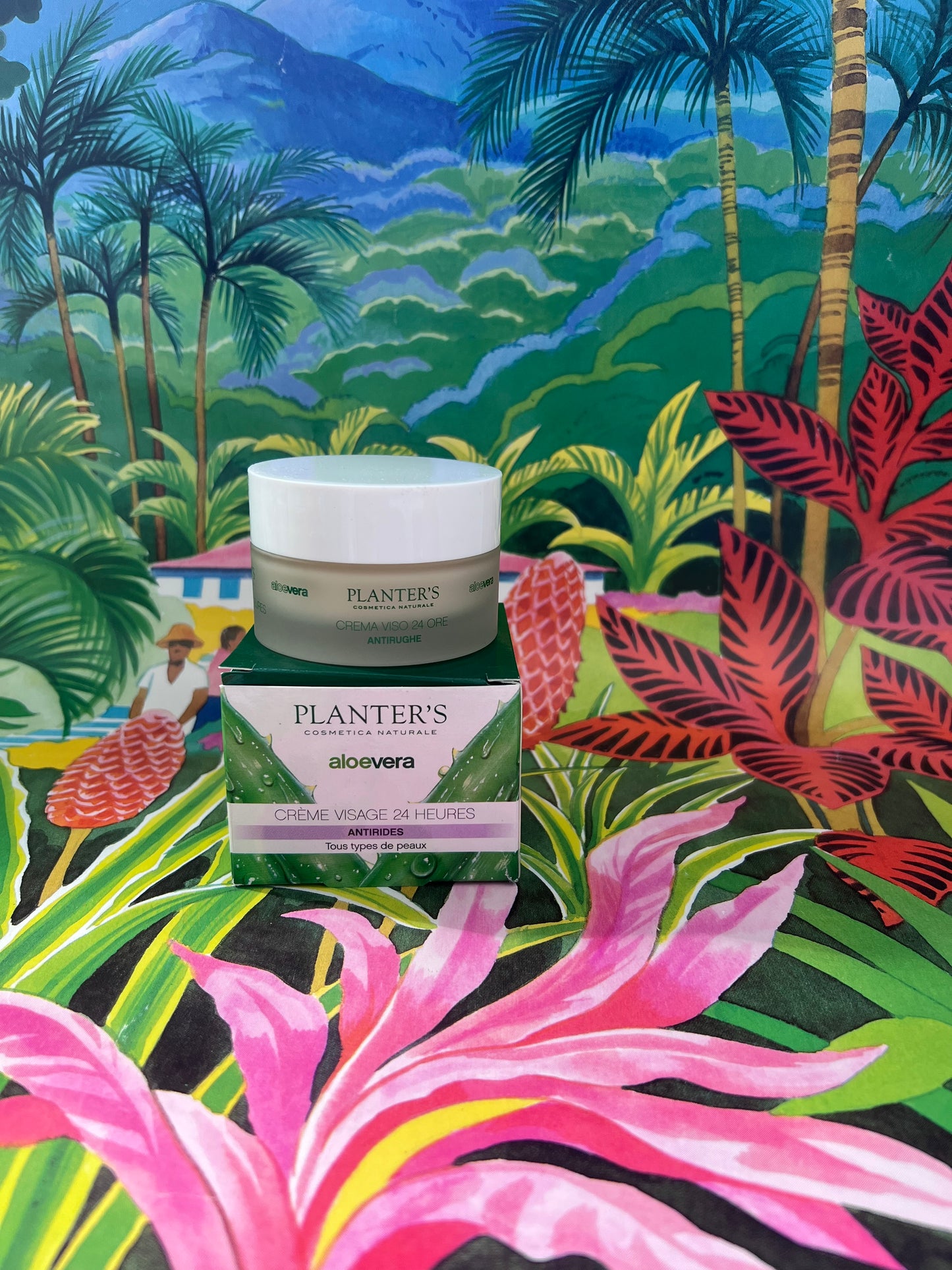 Crème Visage 24h Anti-Rides à l’Aloe Vera – Planter's - 50 ml