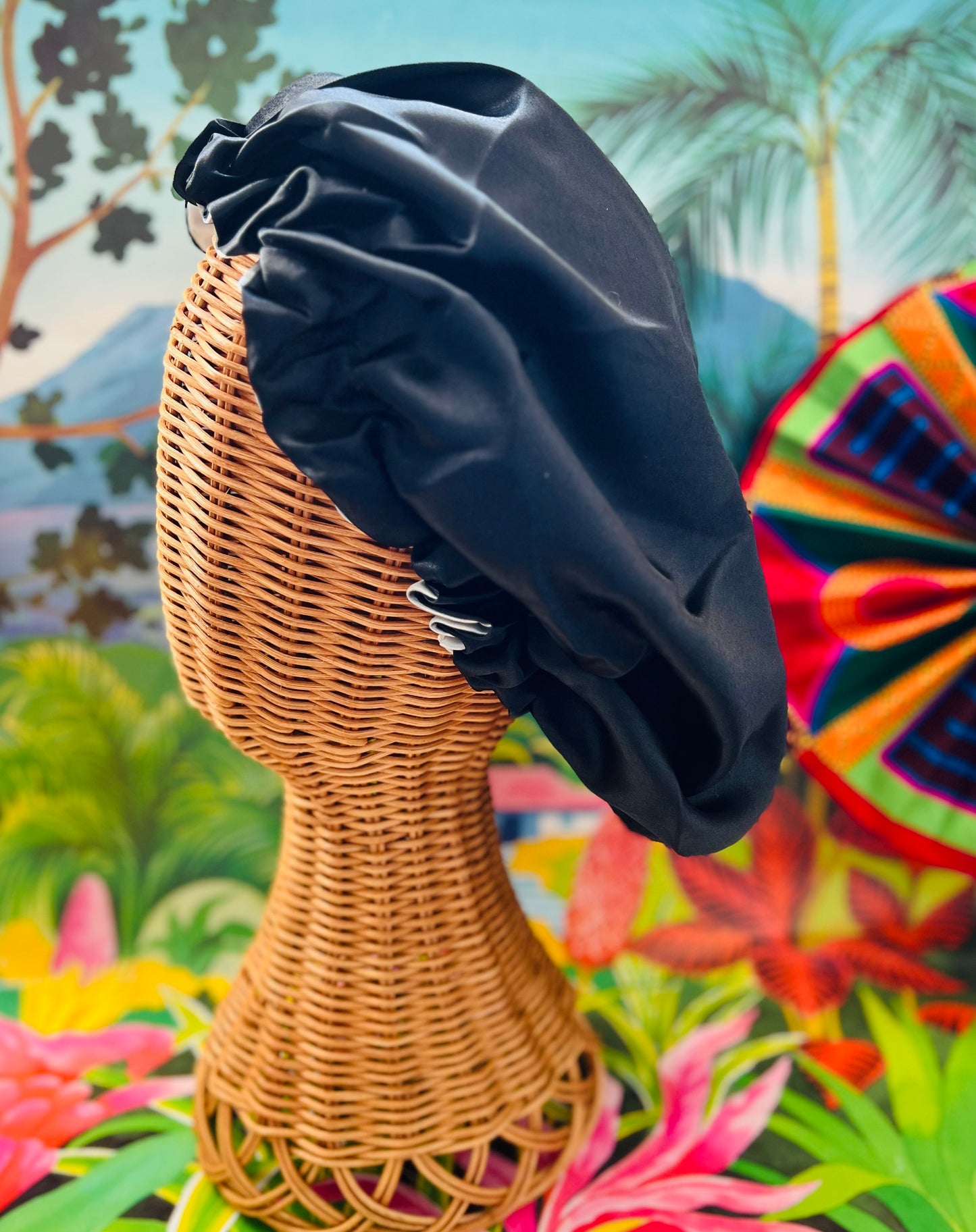 Reversible Satin Sleep Bonnet – Miss Angélique
