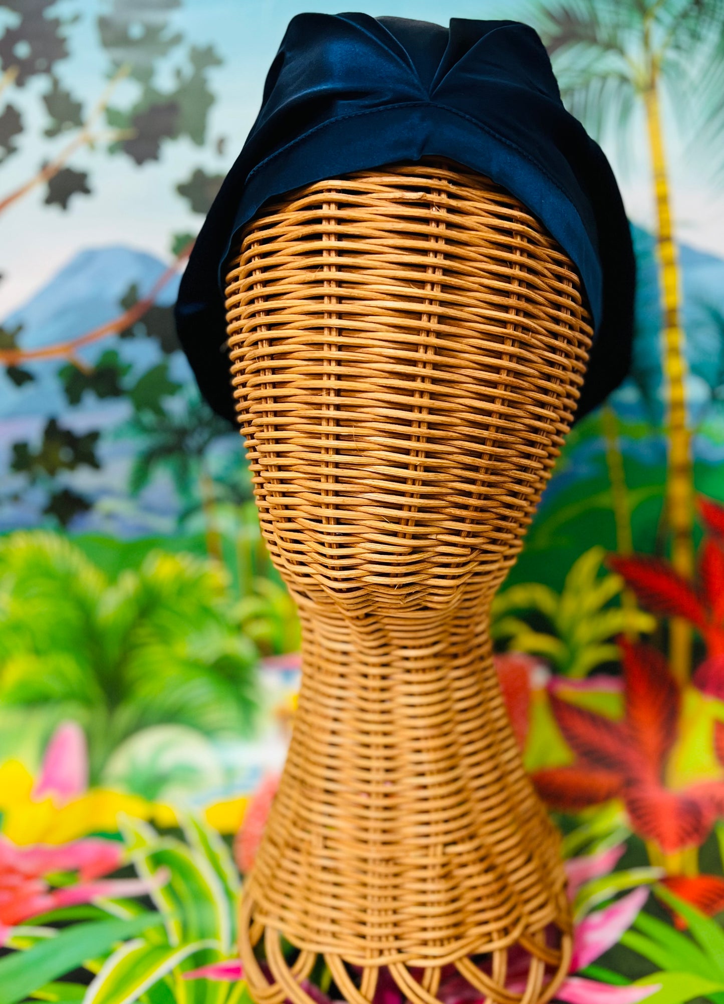 Bonnet de Soie de Mûrier 100% Luxueux - Bonnet de Nuit à Nœud Papillon Réglable - miss Julia