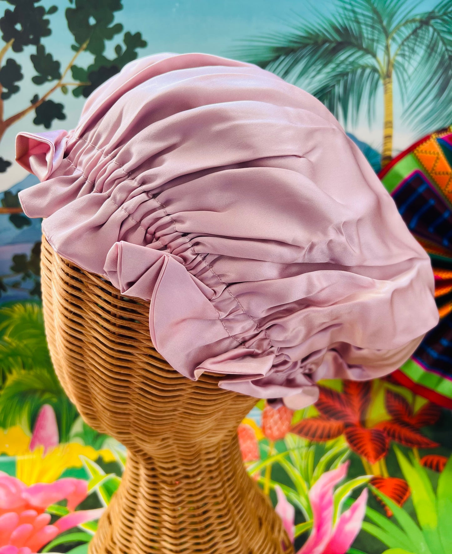 Bonnet de Nuit en Soie de Mûrier - miss Berenice