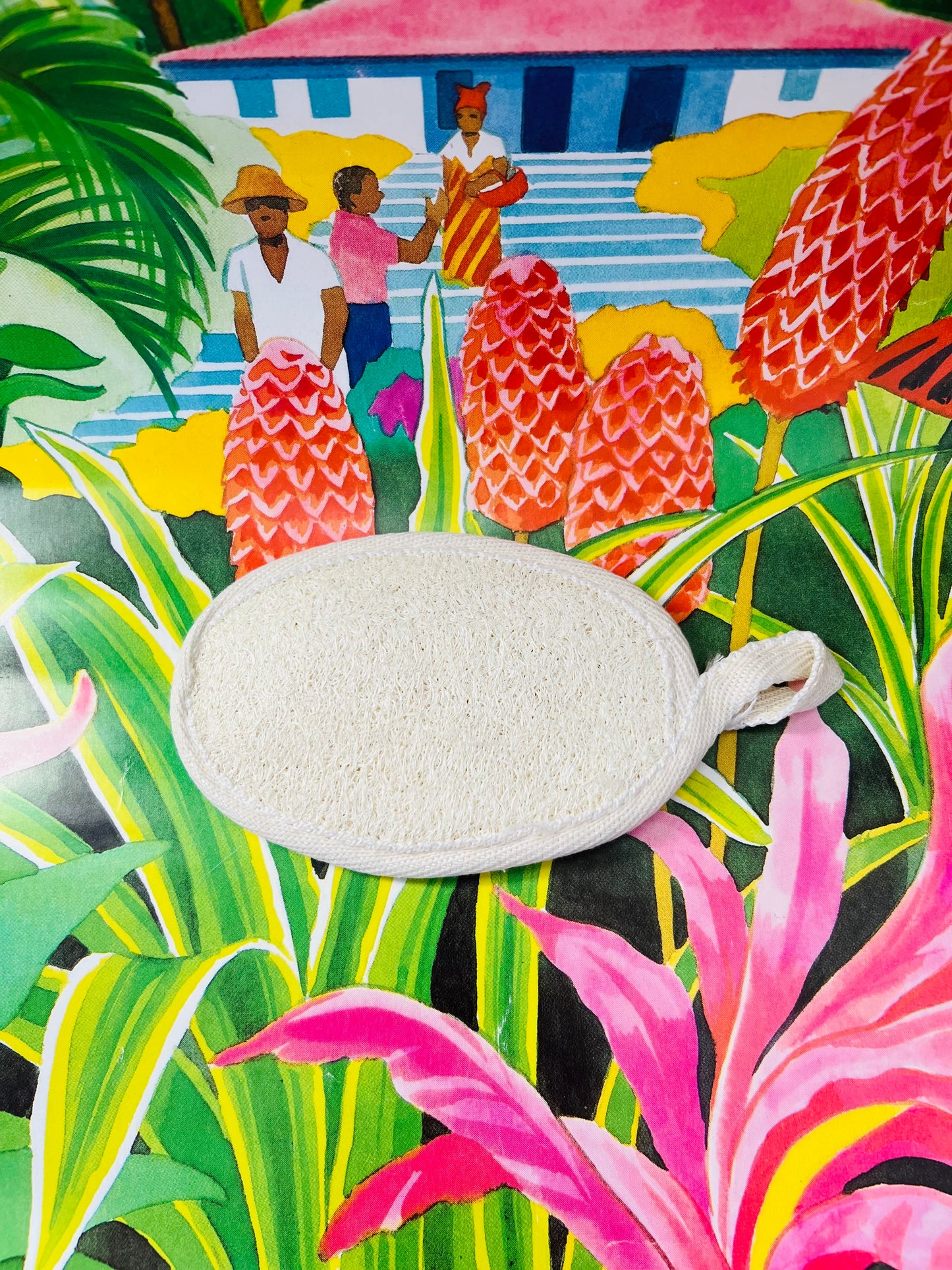 Éponge de Bain Exfoliante en Luffa Naturelle – Peau Douce & Éclatante