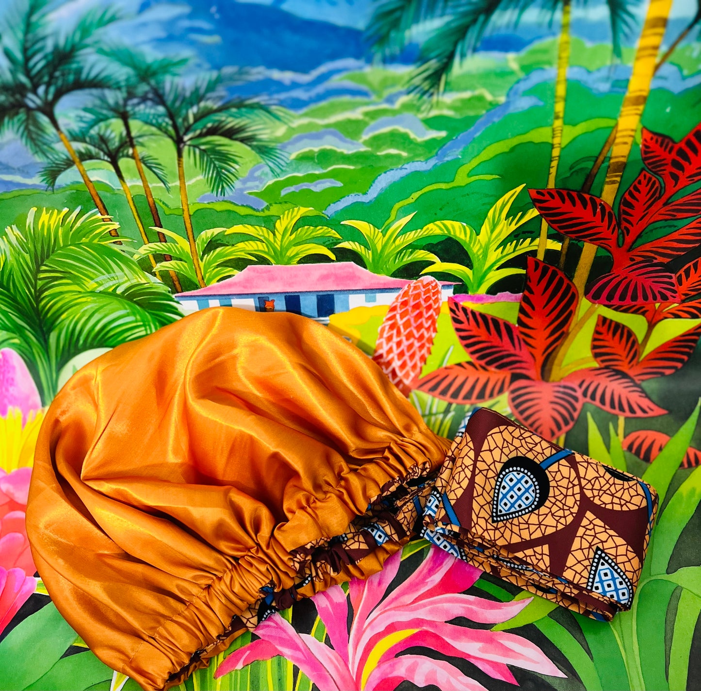 Wax Turban with Satin Lining – Miss Clacla