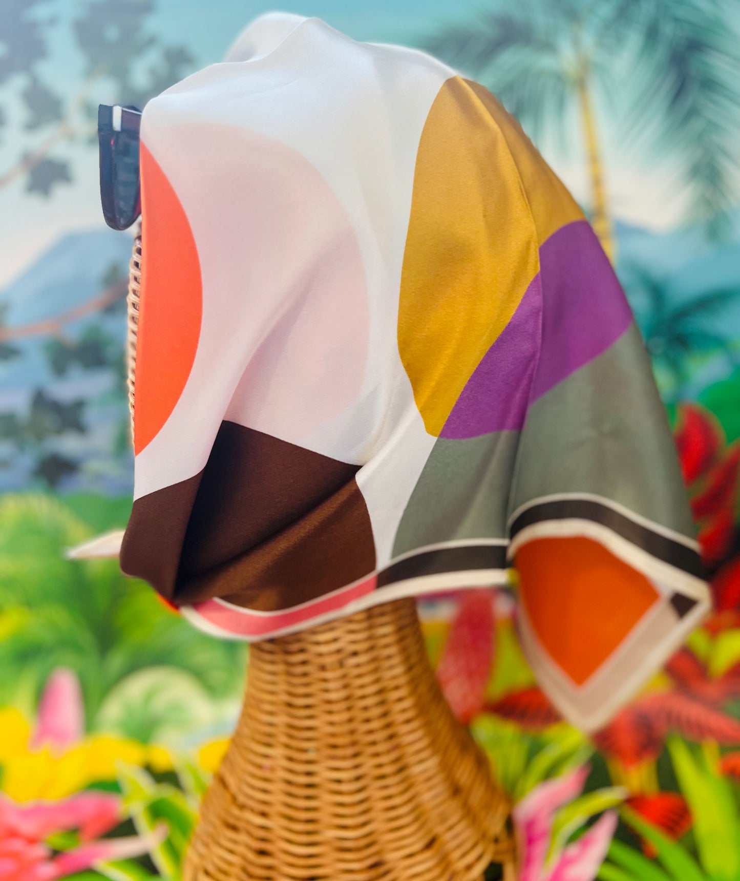 Foulard en Soie de Mûrier - Miss Sandra | Élégance & Douceur Naturelle