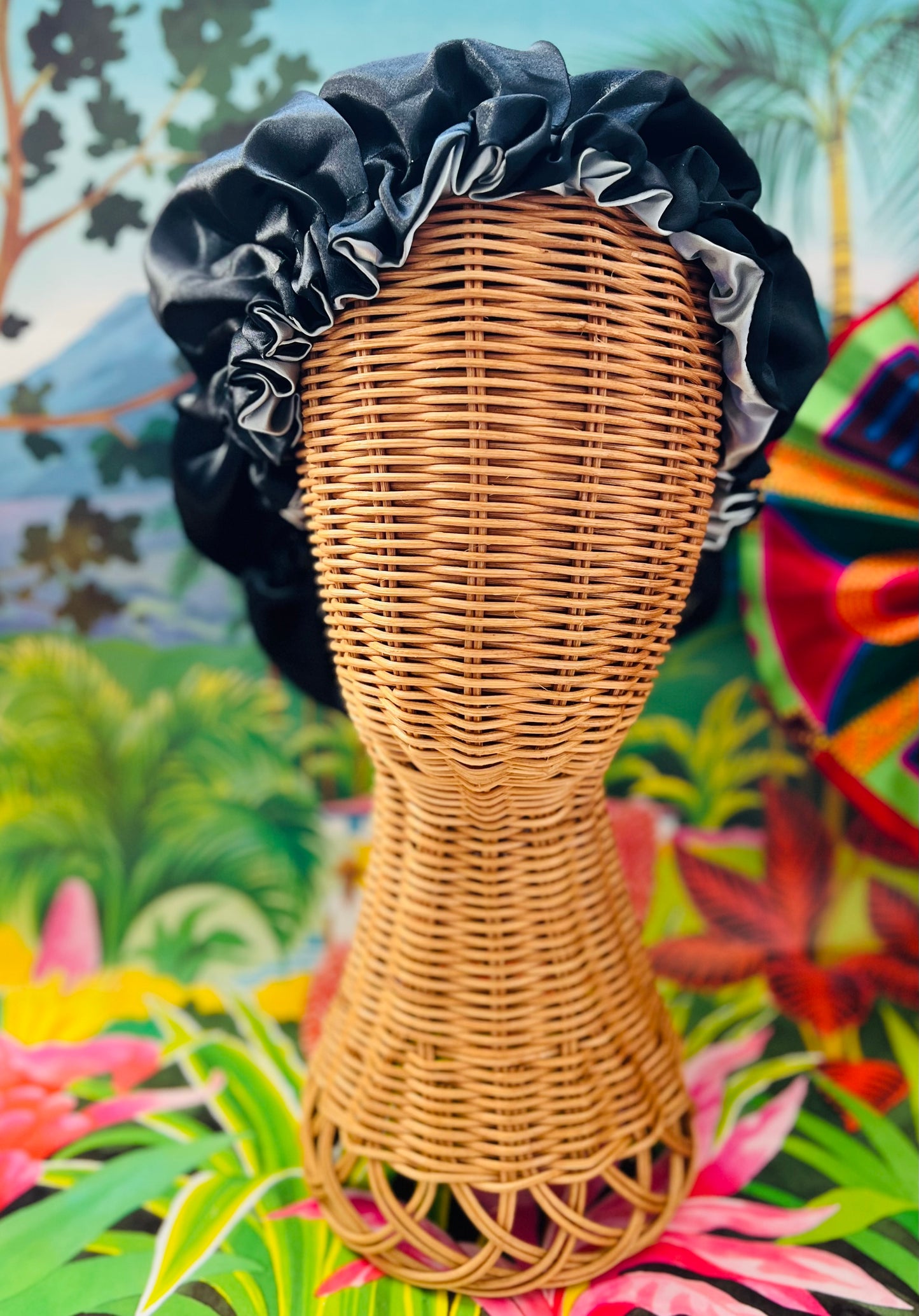 Reversible Satin Sleep Bonnet – Miss Angélique