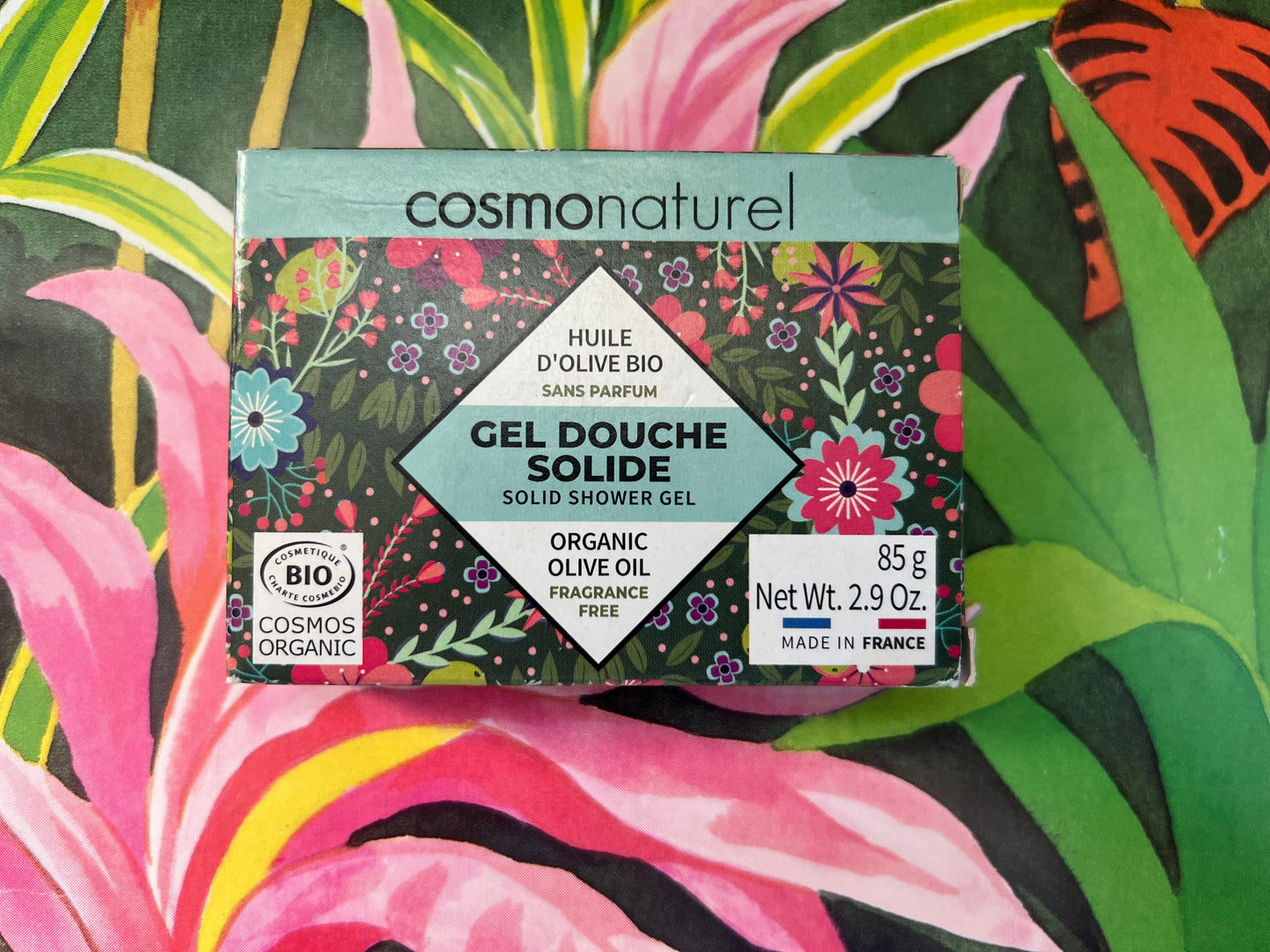 Gel douche solide sans parfum à l'huile d'olive bio - 85g