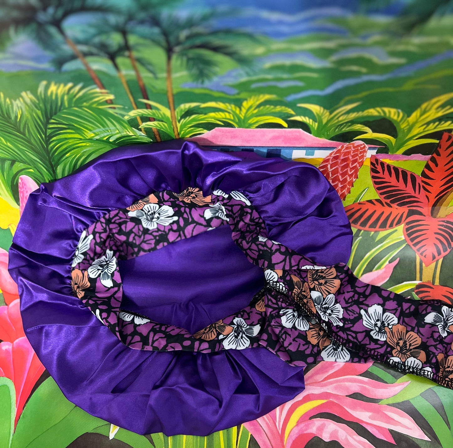 Satin Night Cap "Miss Amina" – Elegance & Hair Protection