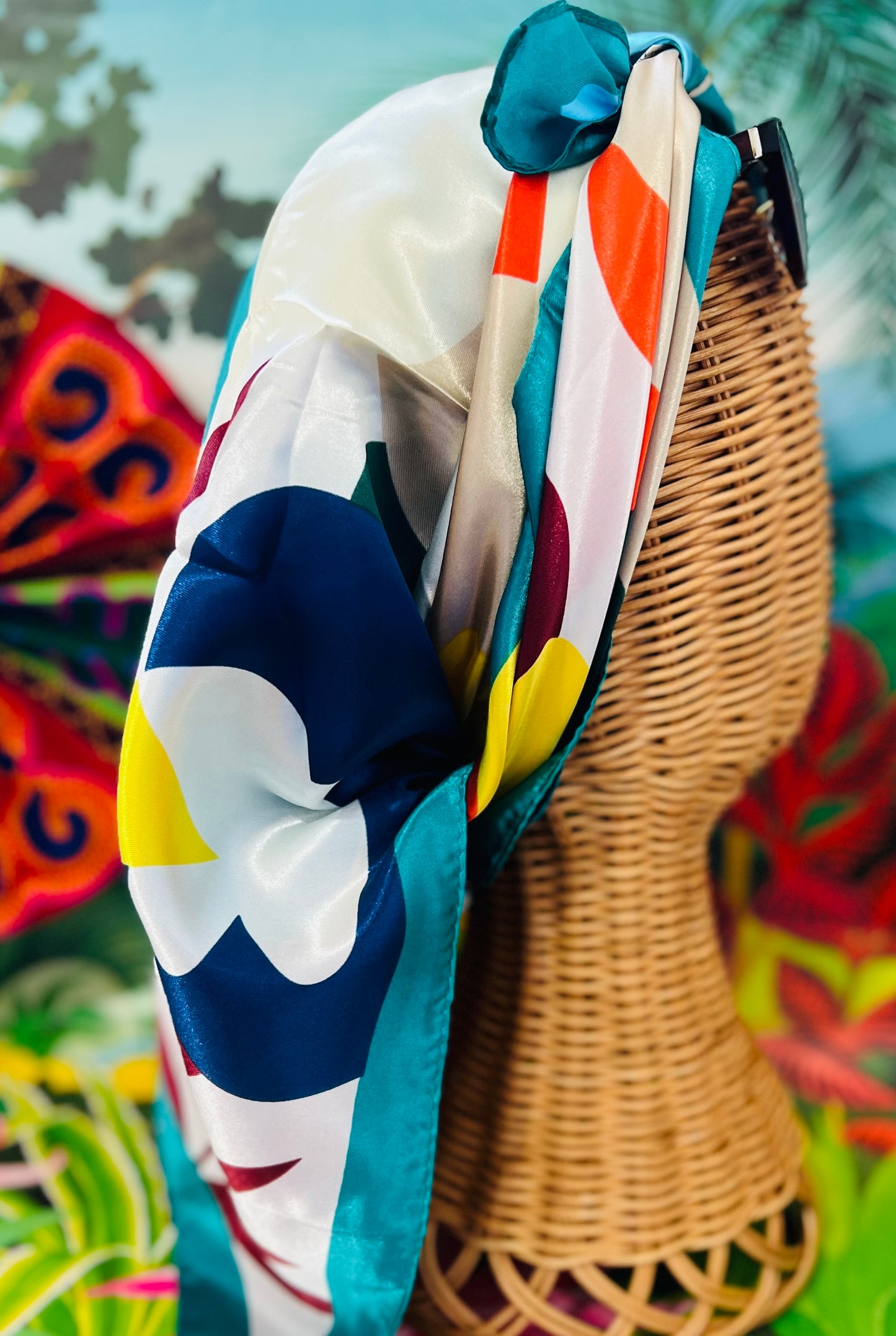 Foulard pour Cheveux – Collection Célia 🌸✨