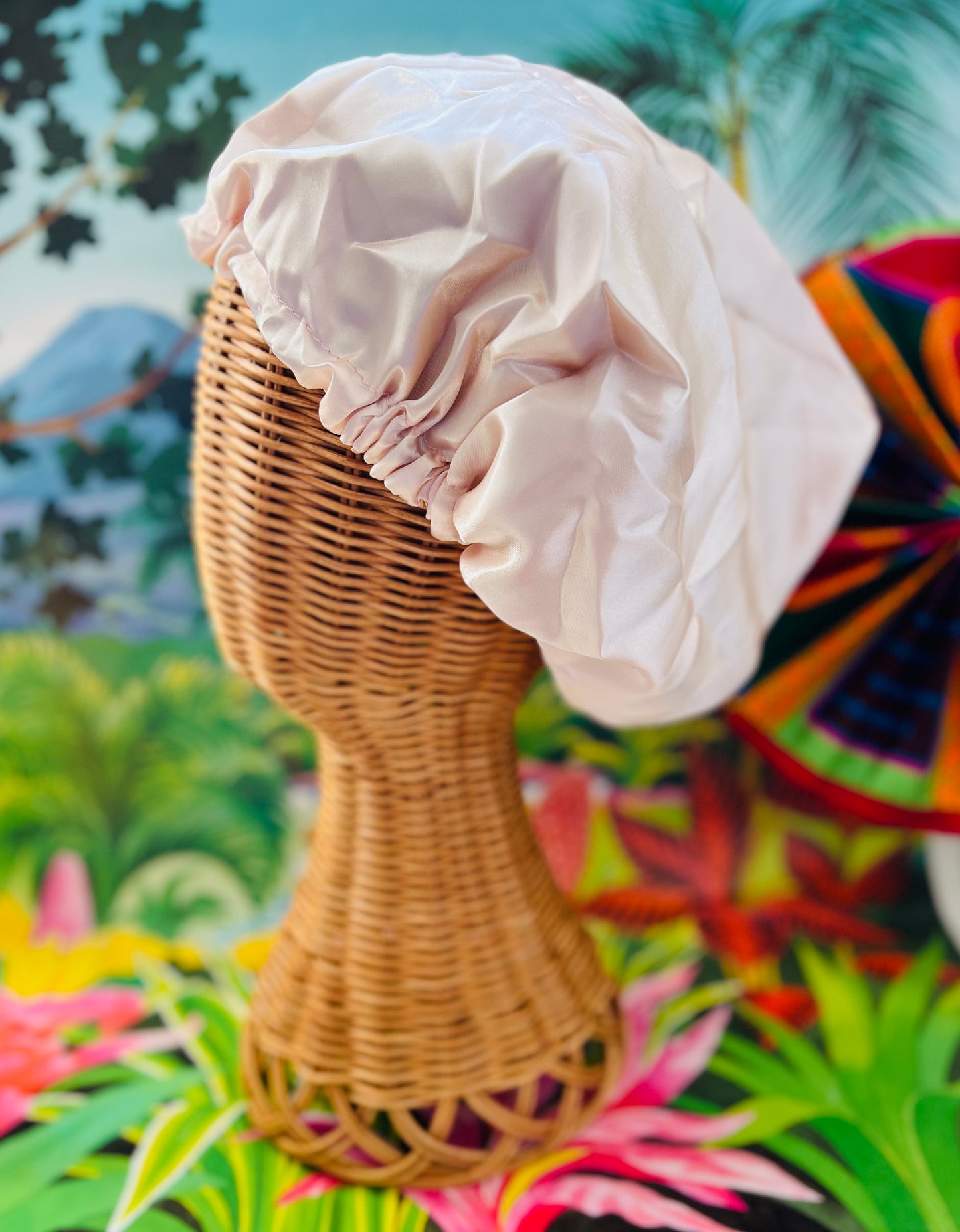 ✨ Satin Sleep Bonnet – Miss Bintou | Protection & Elegance for Your Hair