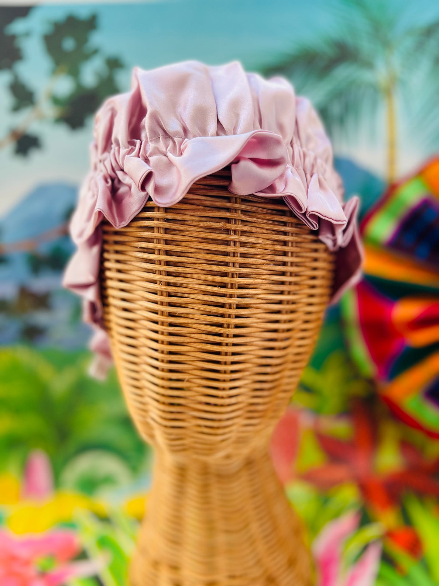 Bonnet de Nuit en Soie de Mûrier - miss Berenice