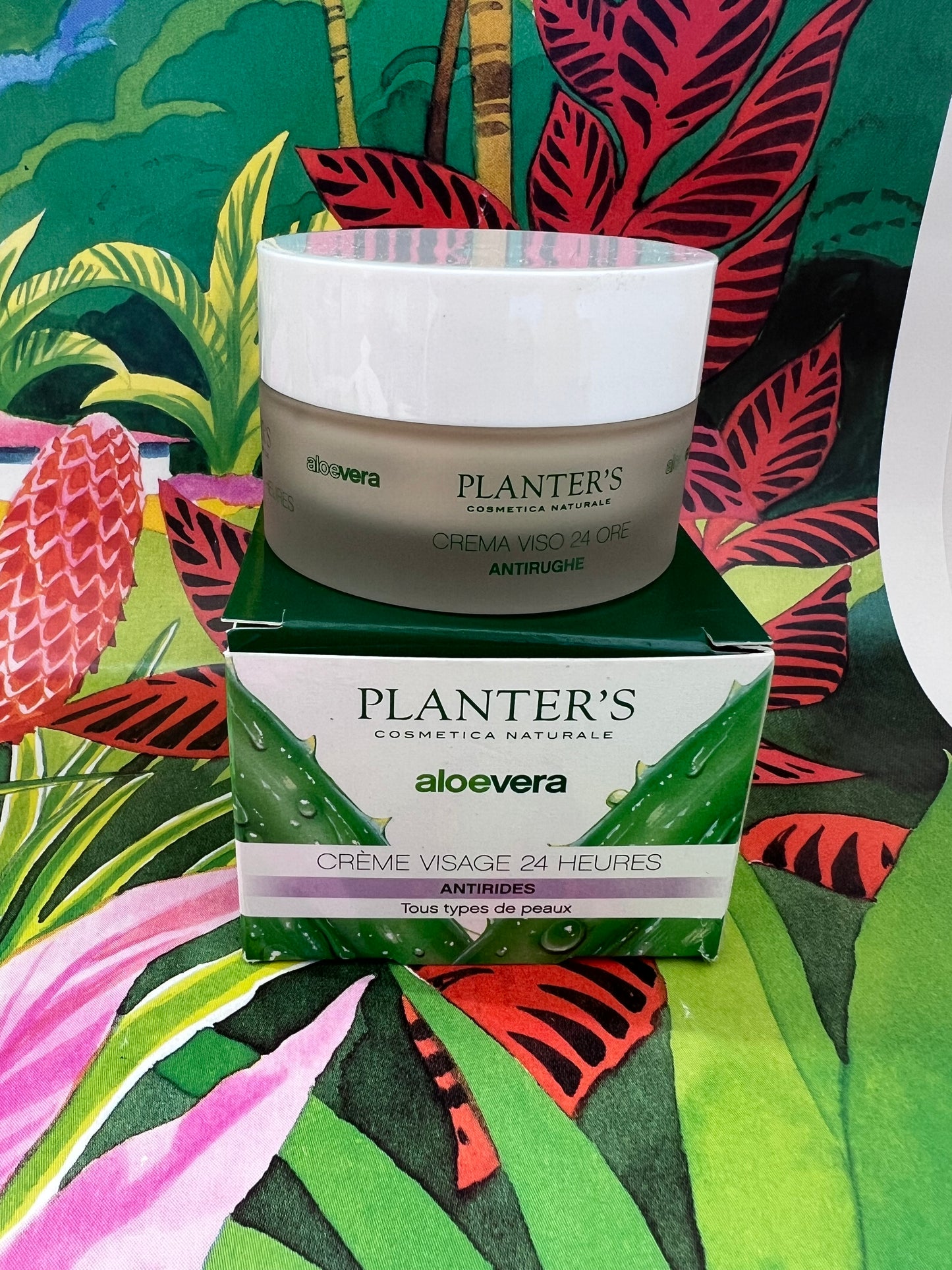 Crème Visage 24h Anti-Rides à l’Aloe Vera – Planter's - 50 ml