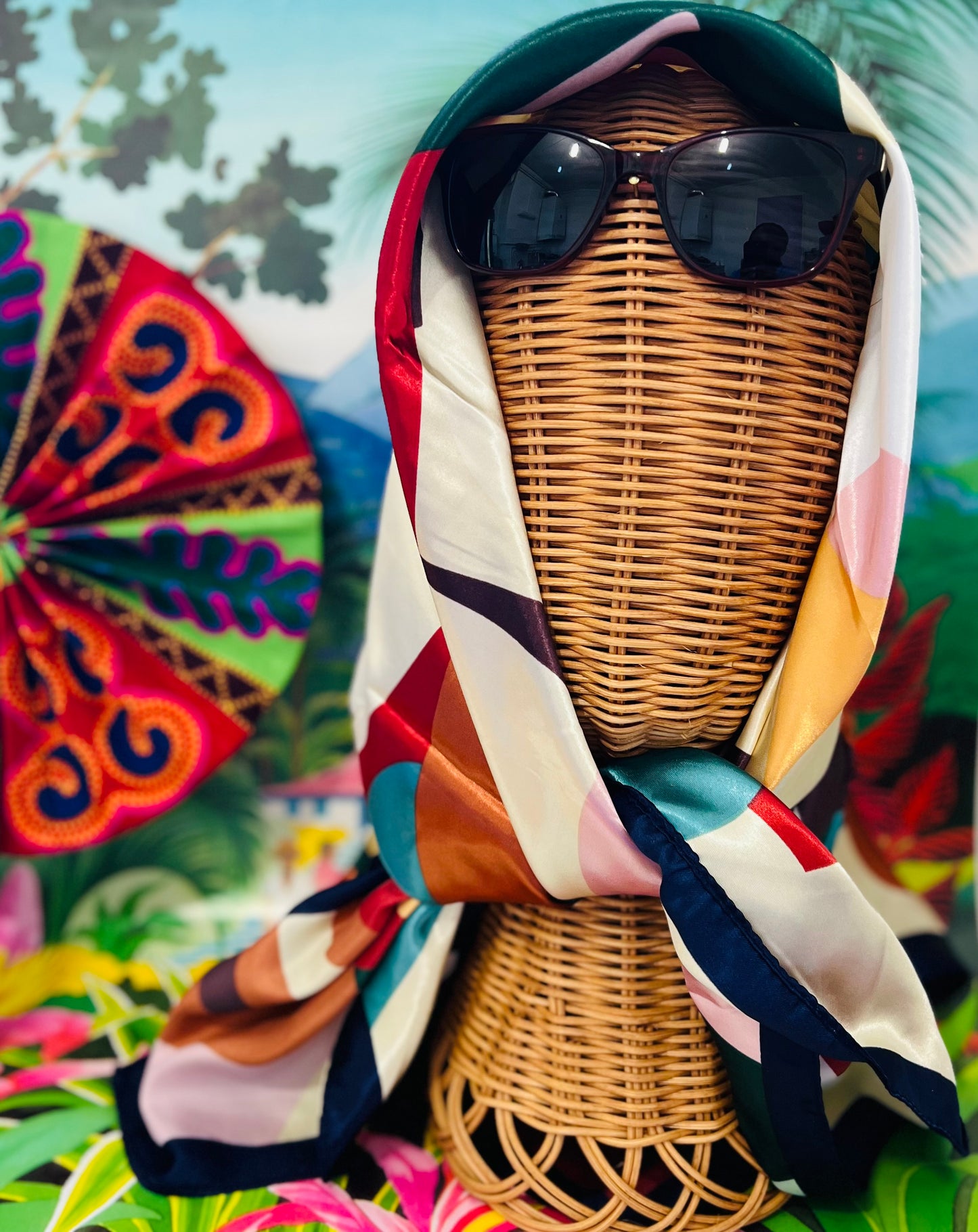 Foulard pour Cheveux – Collection Célia 🌸✨