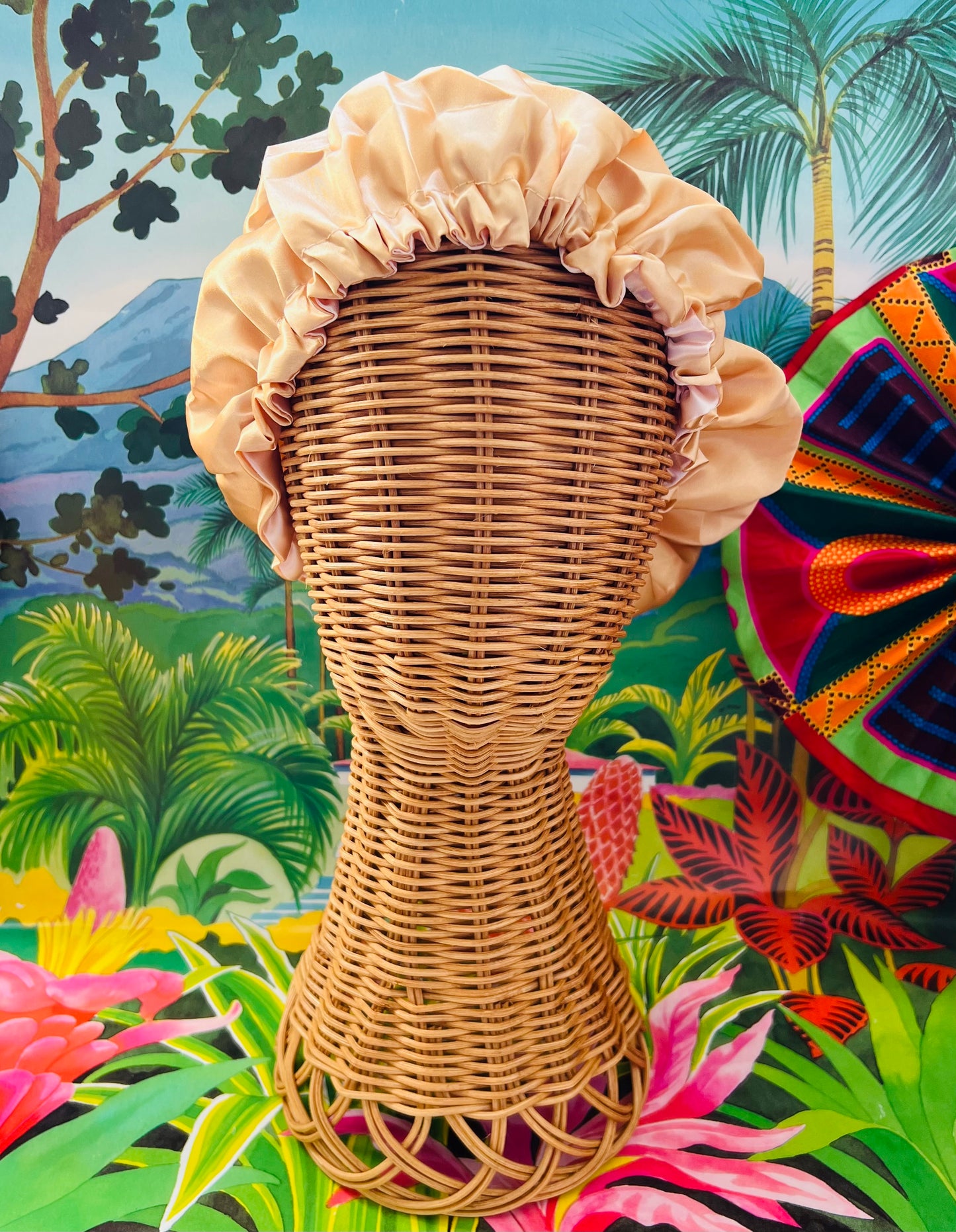 ✨ Satin Sleep Bonnet – Miss Bintou | Protection & Elegance for Your Hair