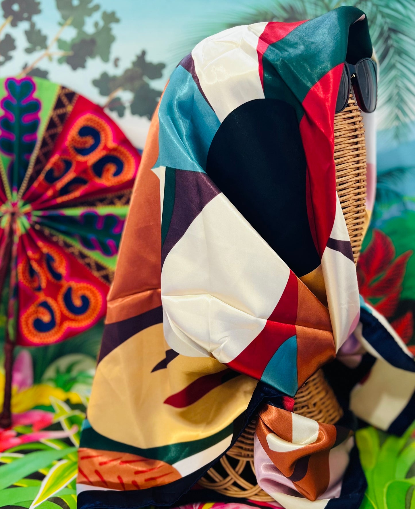 Foulard pour Cheveux – Collection Célia 🌸✨