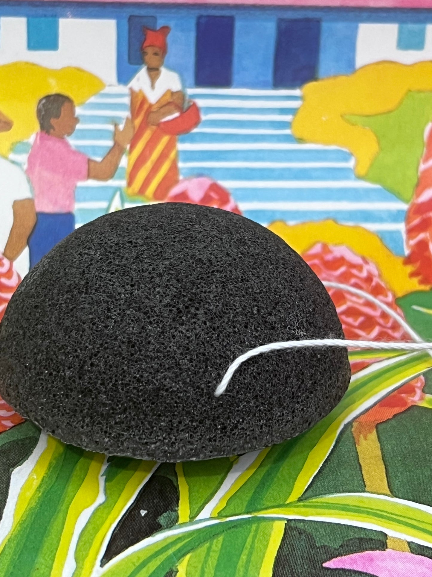 Éponge Konjac Naturelle – Nettoyage Doux & Exfoliation