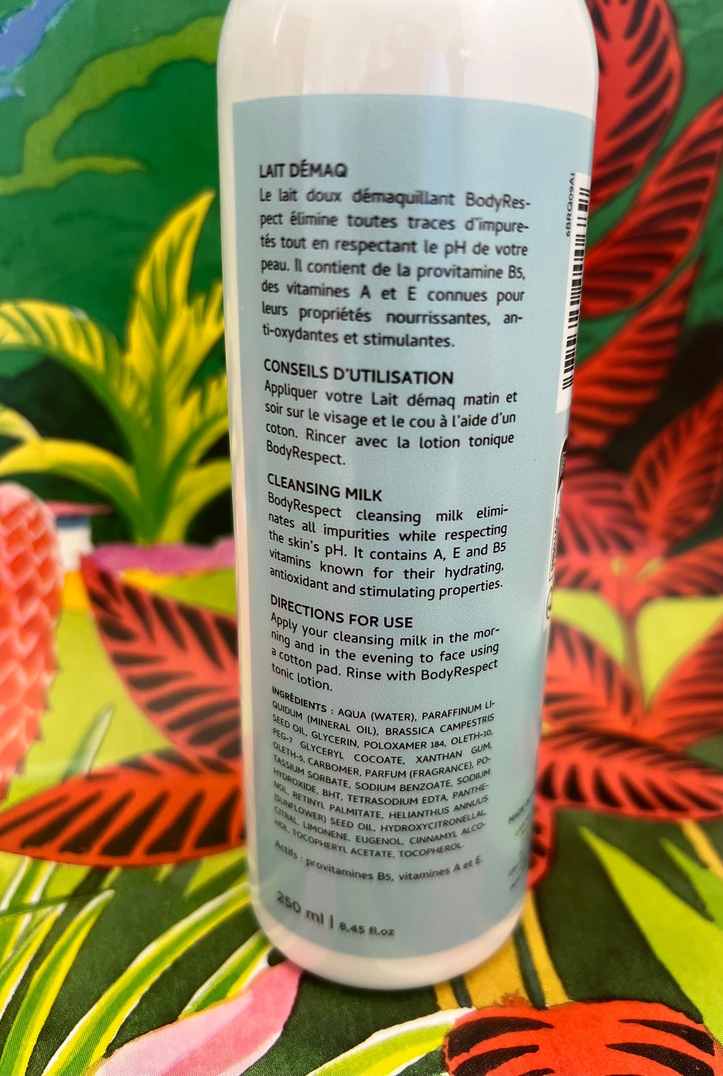 Lait Démaquillant Douceur – Body Respect (250 ml)