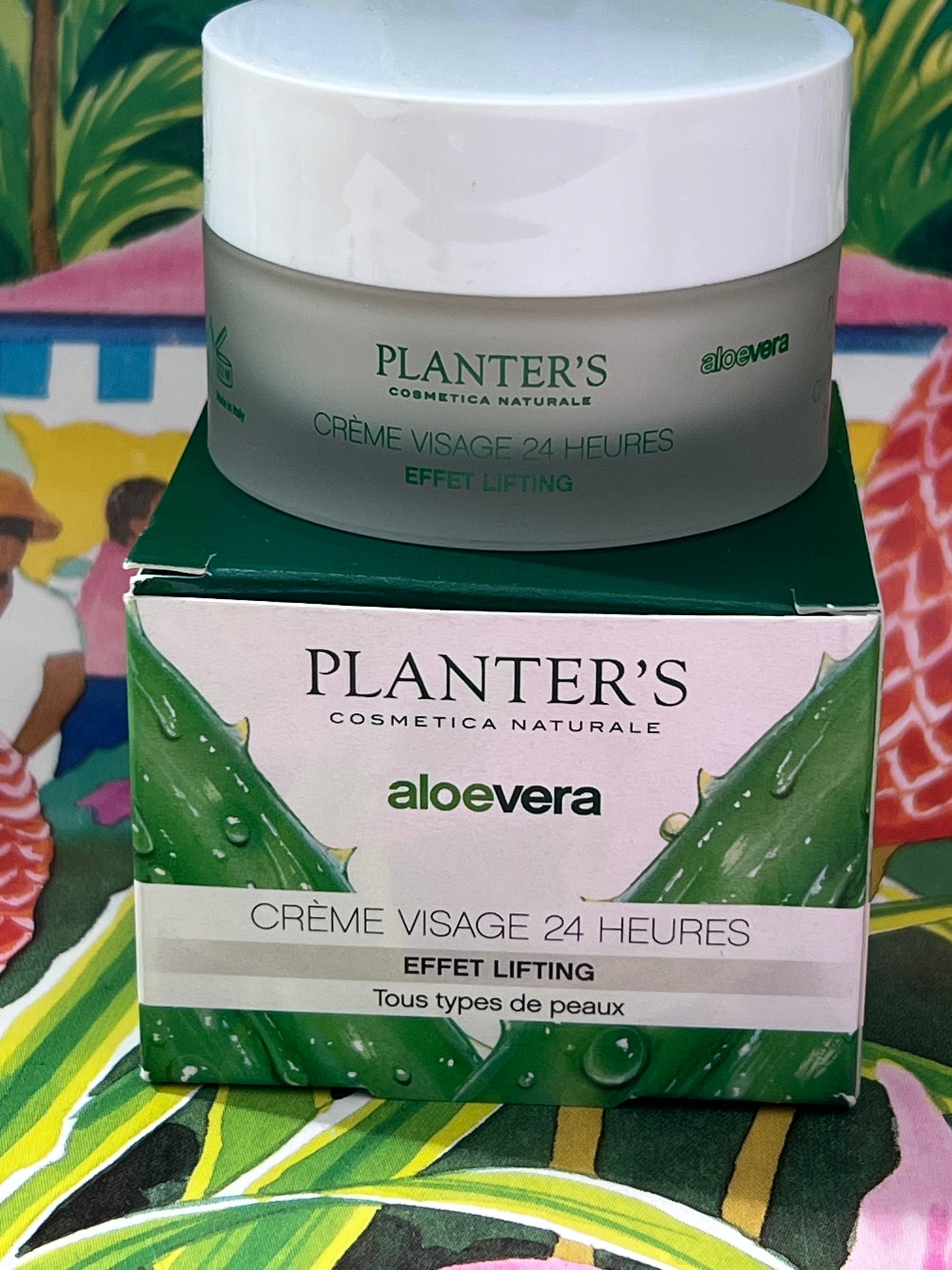 Crème Visage 24h Lifting à l’Aloe Vera – Hydratation & Fermeté - 50ml