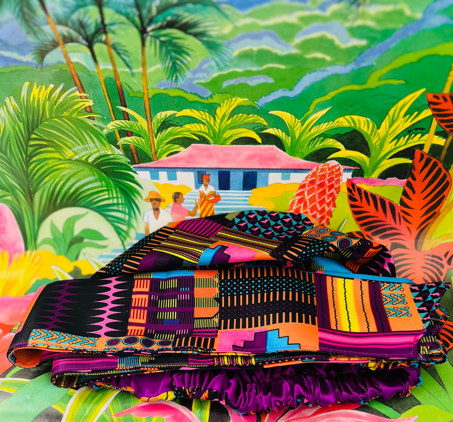 Chapeau Turban Coloré bohème – miss Edwige