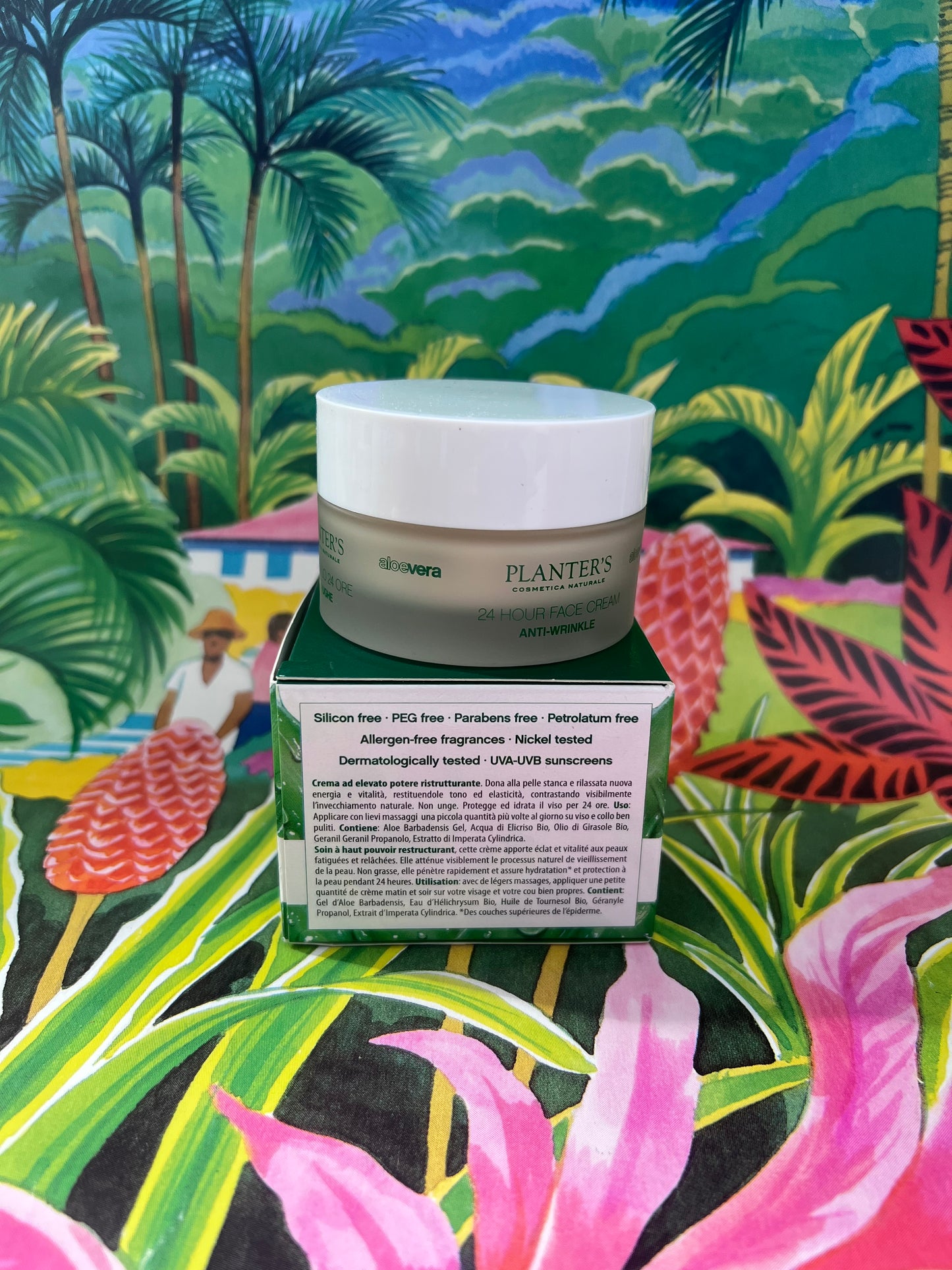 Crème Visage 24h Anti-Rides à l’Aloe Vera – Planter's - 50 ml