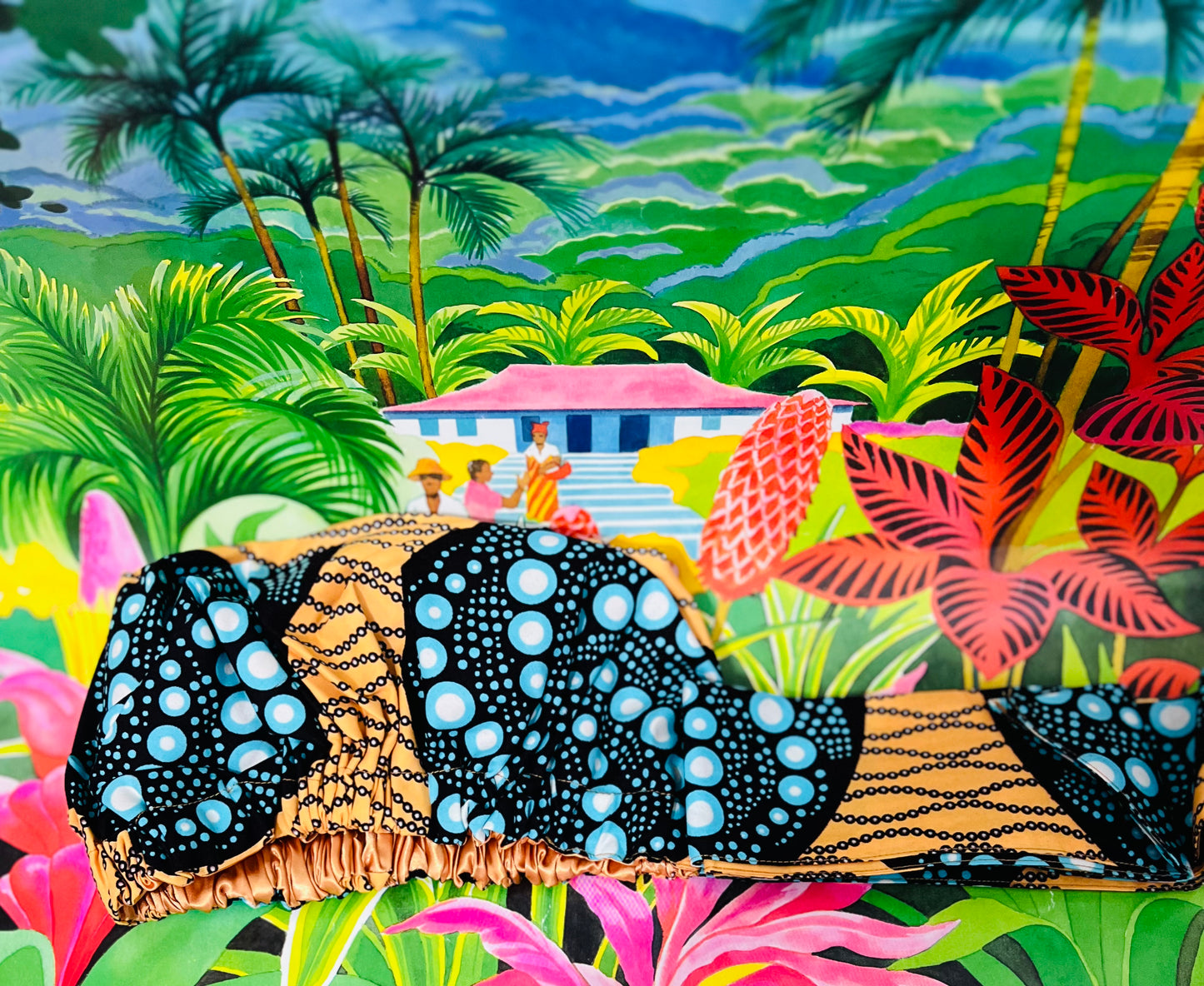 Bohemian Chic Wax Turban – Miss Essi