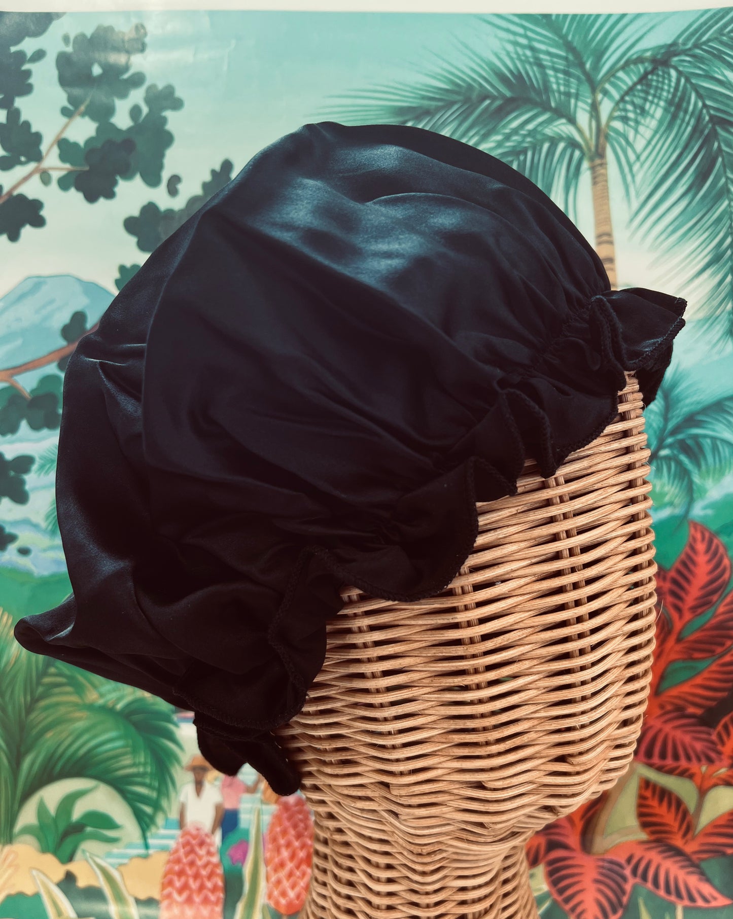 Bonnet de Nuit en Soie de Mûrier - miss Berenice