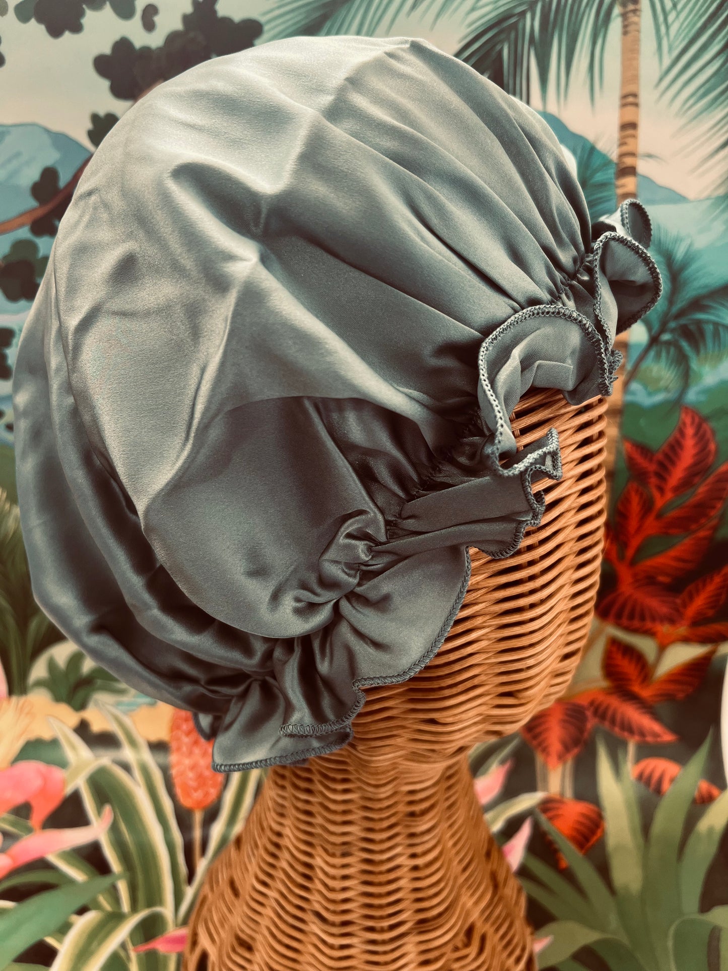 Bonnet de Nuit en Soie de Mûrier - miss Berenice