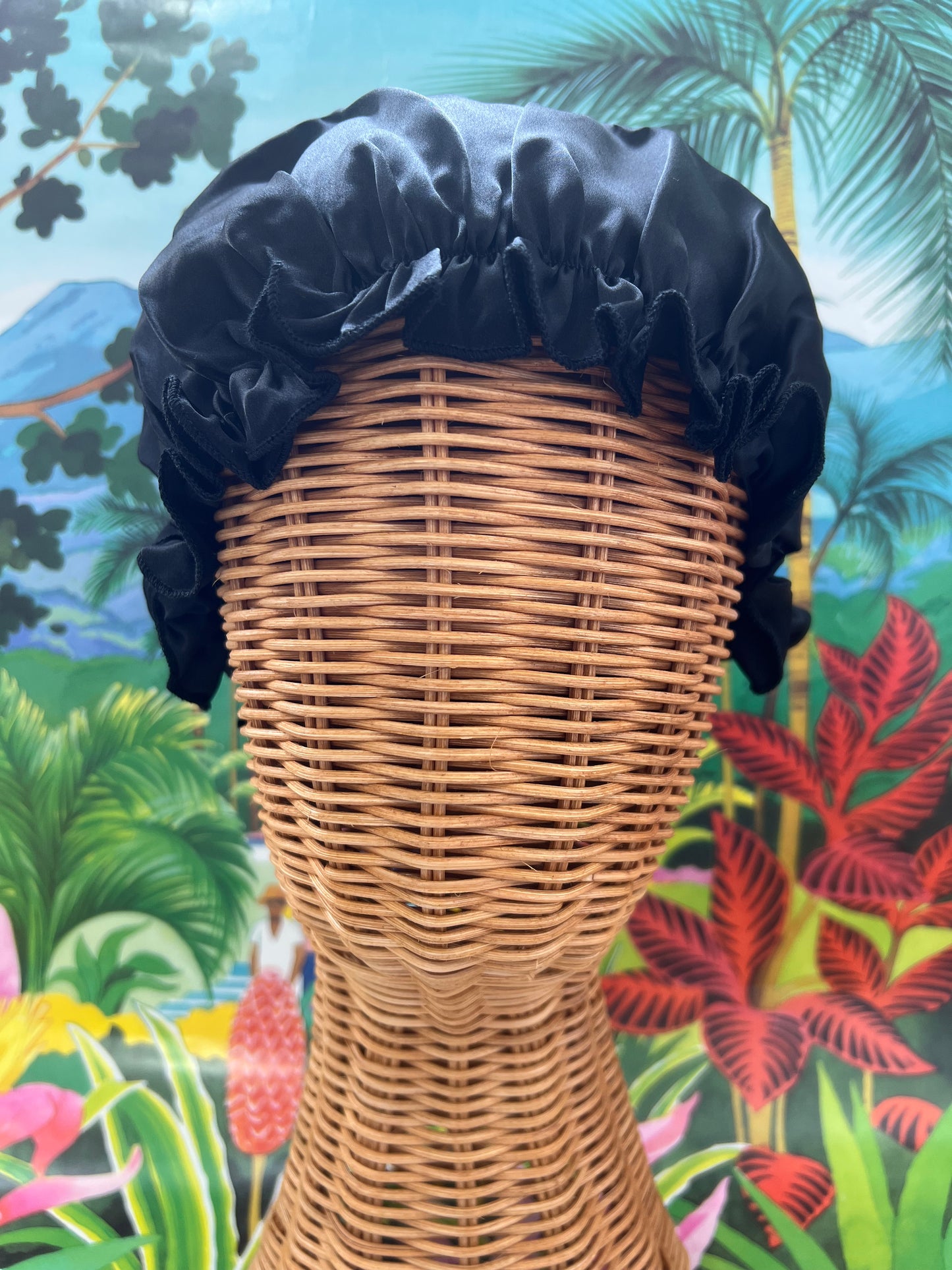 Bonnet de Nuit en Soie de Mûrier - miss Berenice