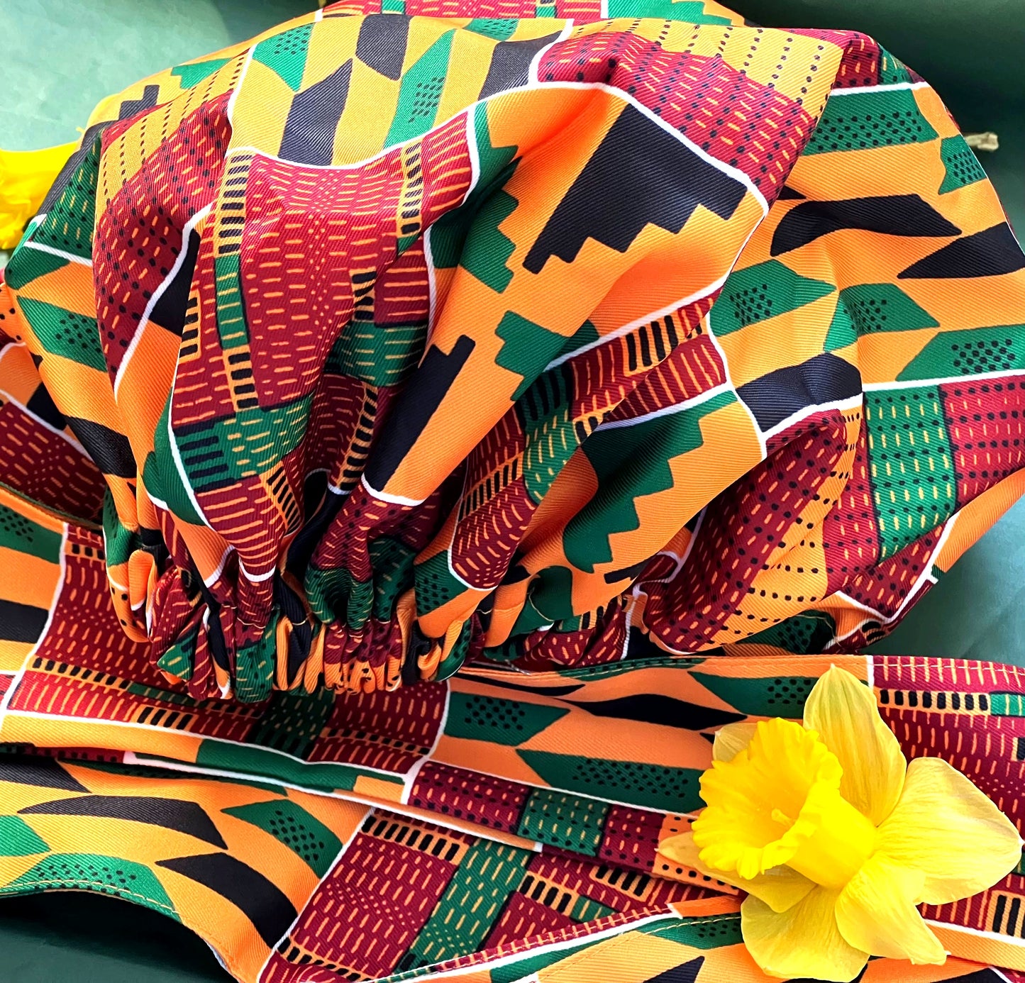 The Bohemian Turban in Kente Fabric – Miss Efia