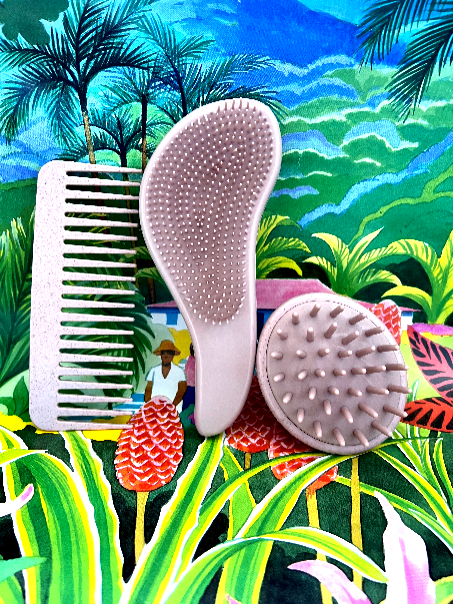 ✨ Coffret 3 Accessoires de Soin Capillaire | Massage & Démêlage en Douceur
